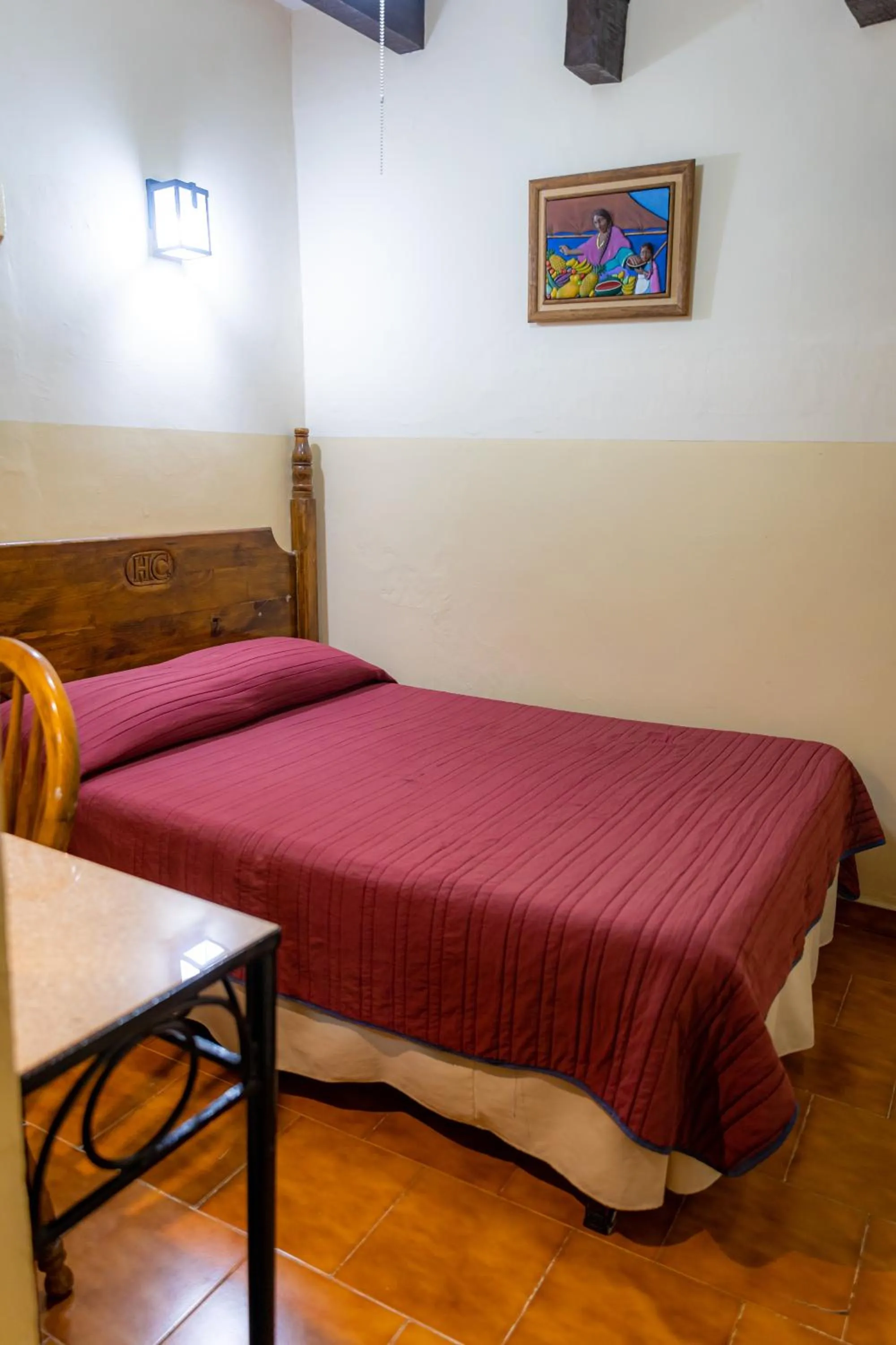Bed in Hotel el Carmen, Morelia