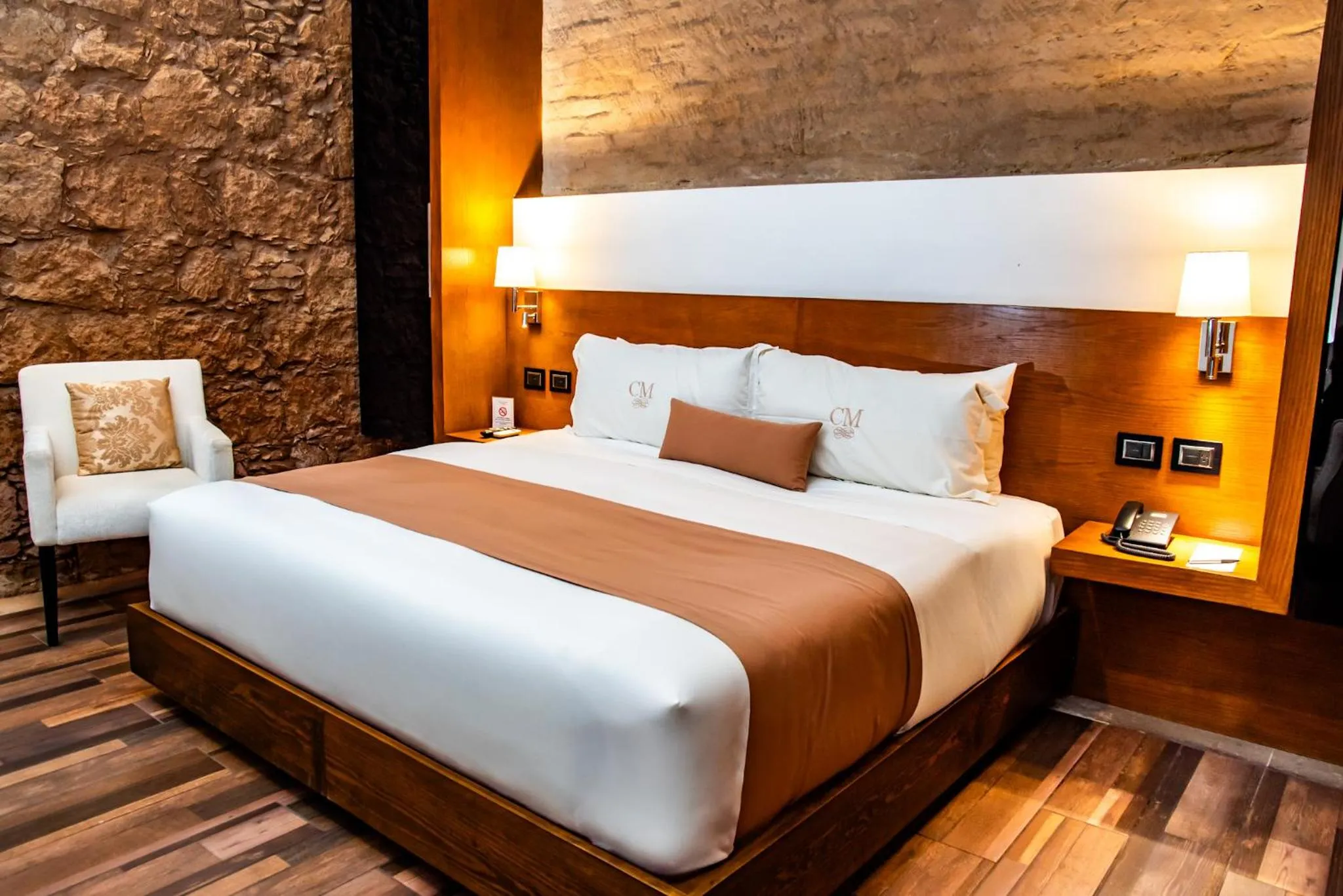 Bed in Hotel Boutique Casa Madero