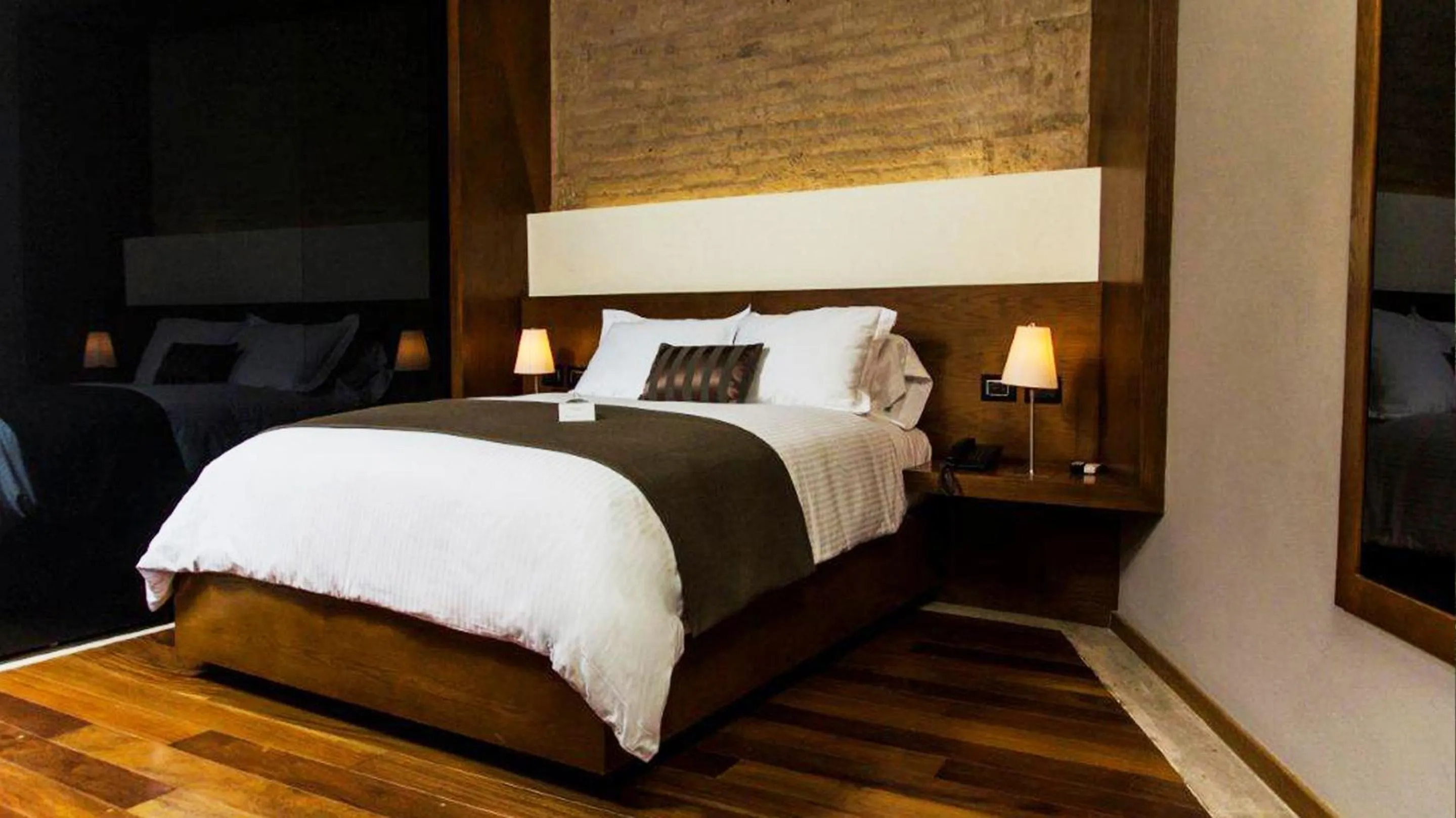 Bed in Hotel Boutique Casa Madero