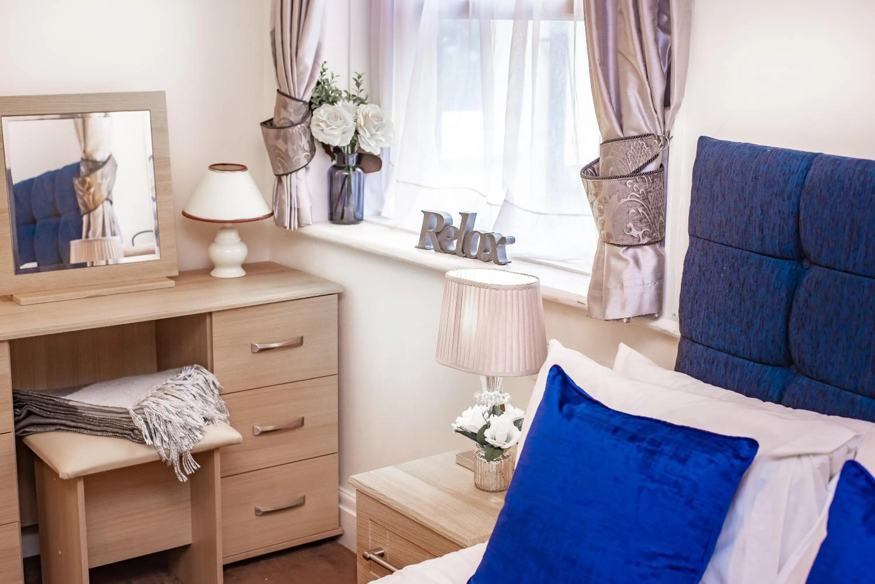 Seating area, Bed in MARS Hotel Seaview Blackpool