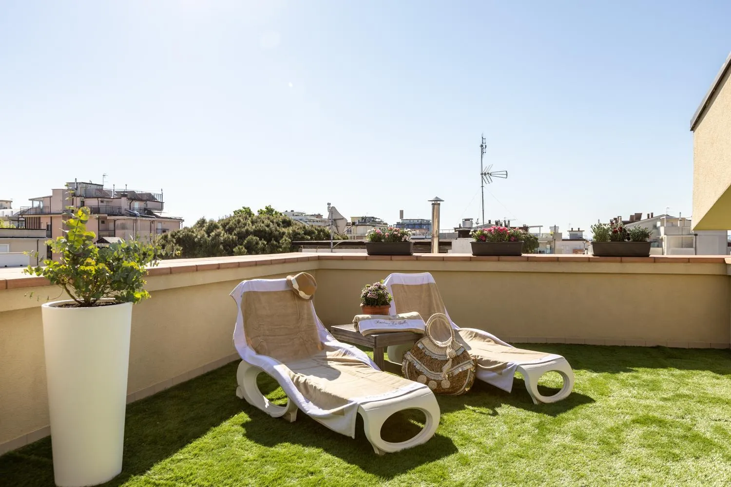 Solarium in Residence Hotel Le Stelle
