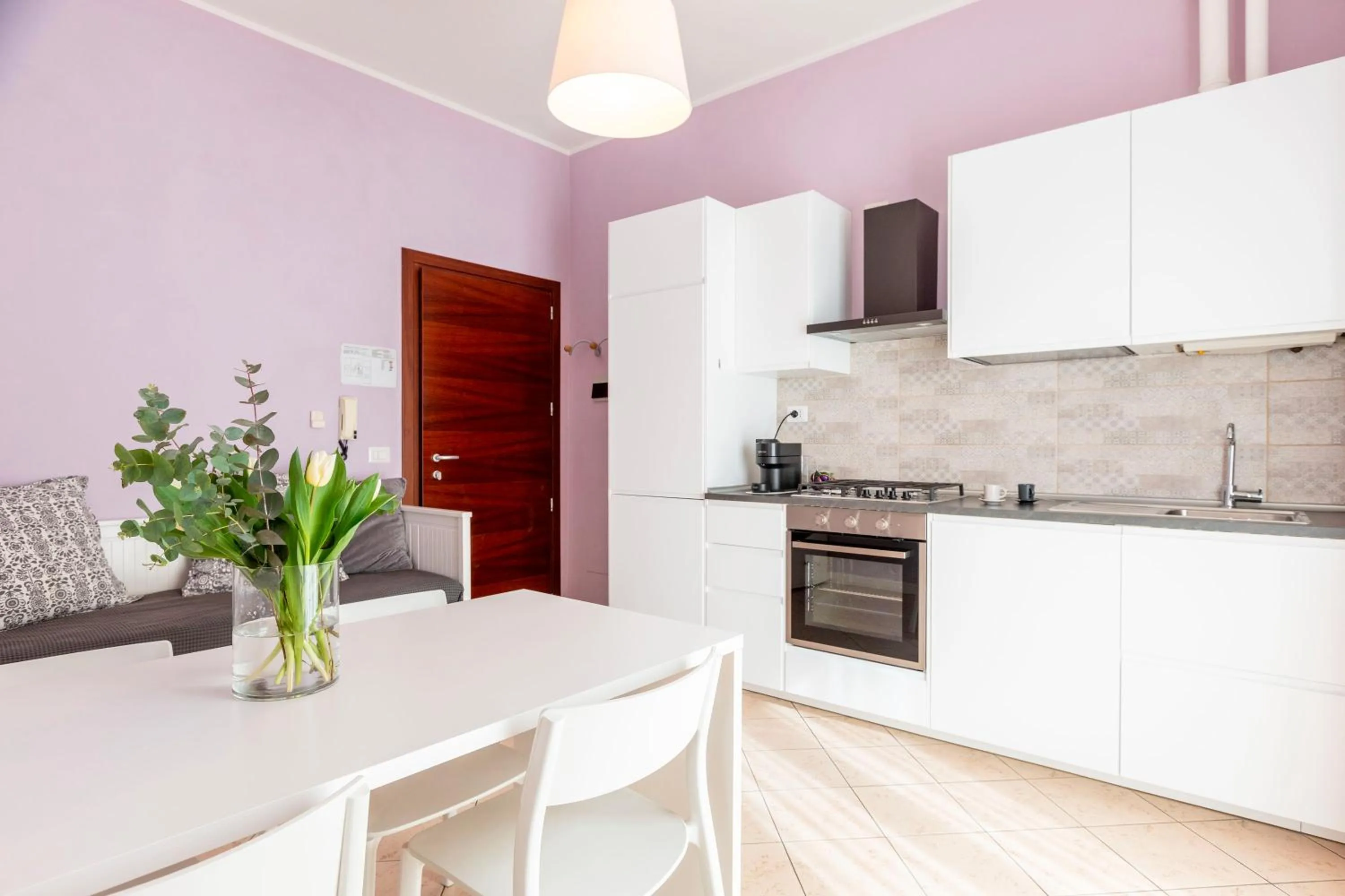 Kitchen or kitchenette in Residence Hotel Le Stelle