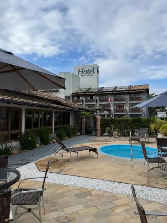 Swimming pool in Vila Olaria Hotel