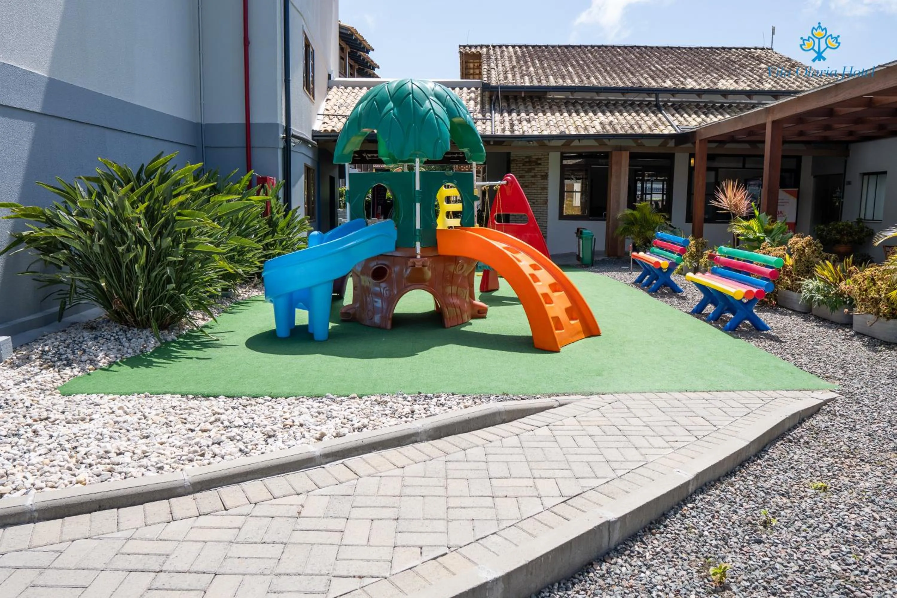 Children play ground in Vila Olaria Hotel