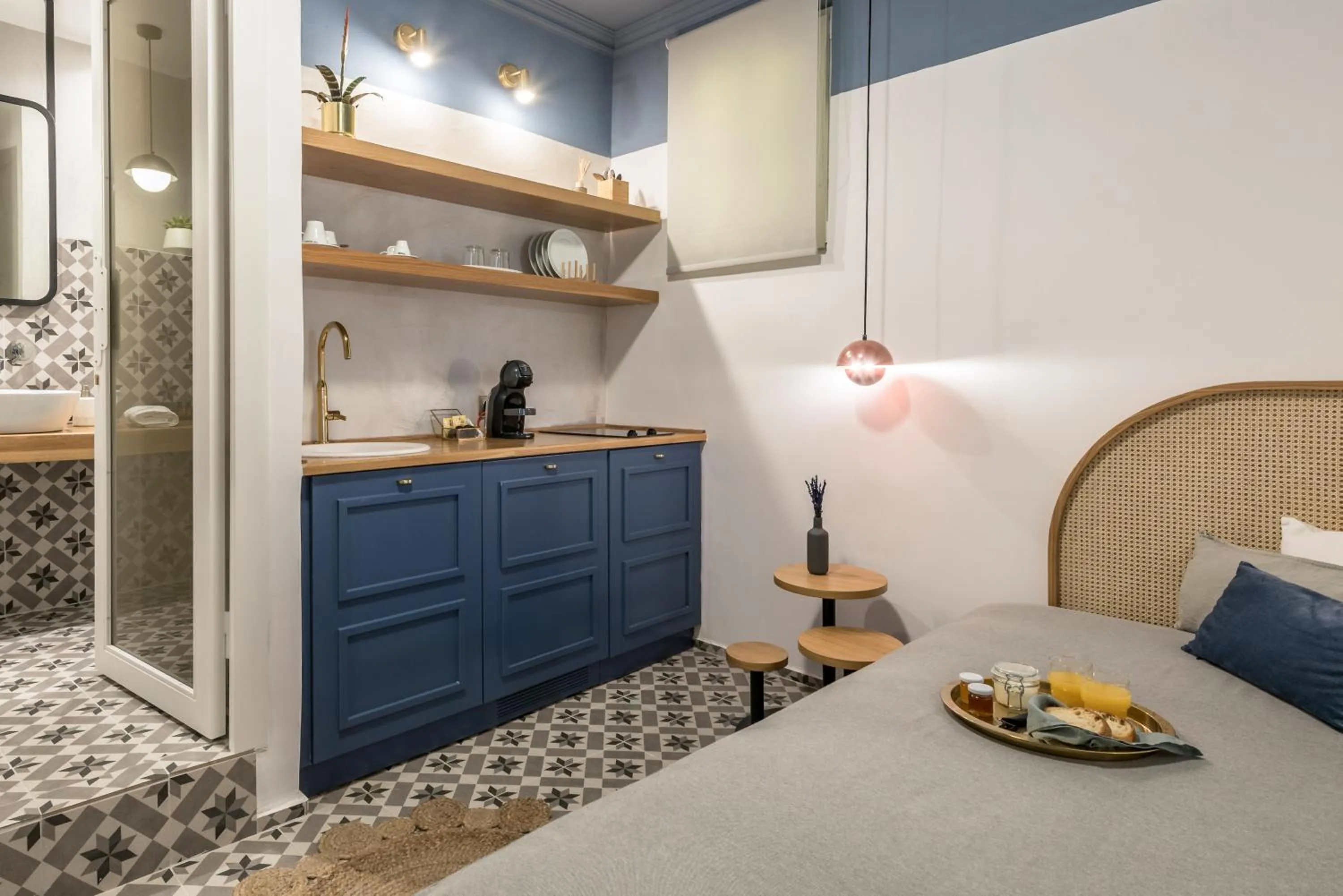 Bed in The Anthemion House