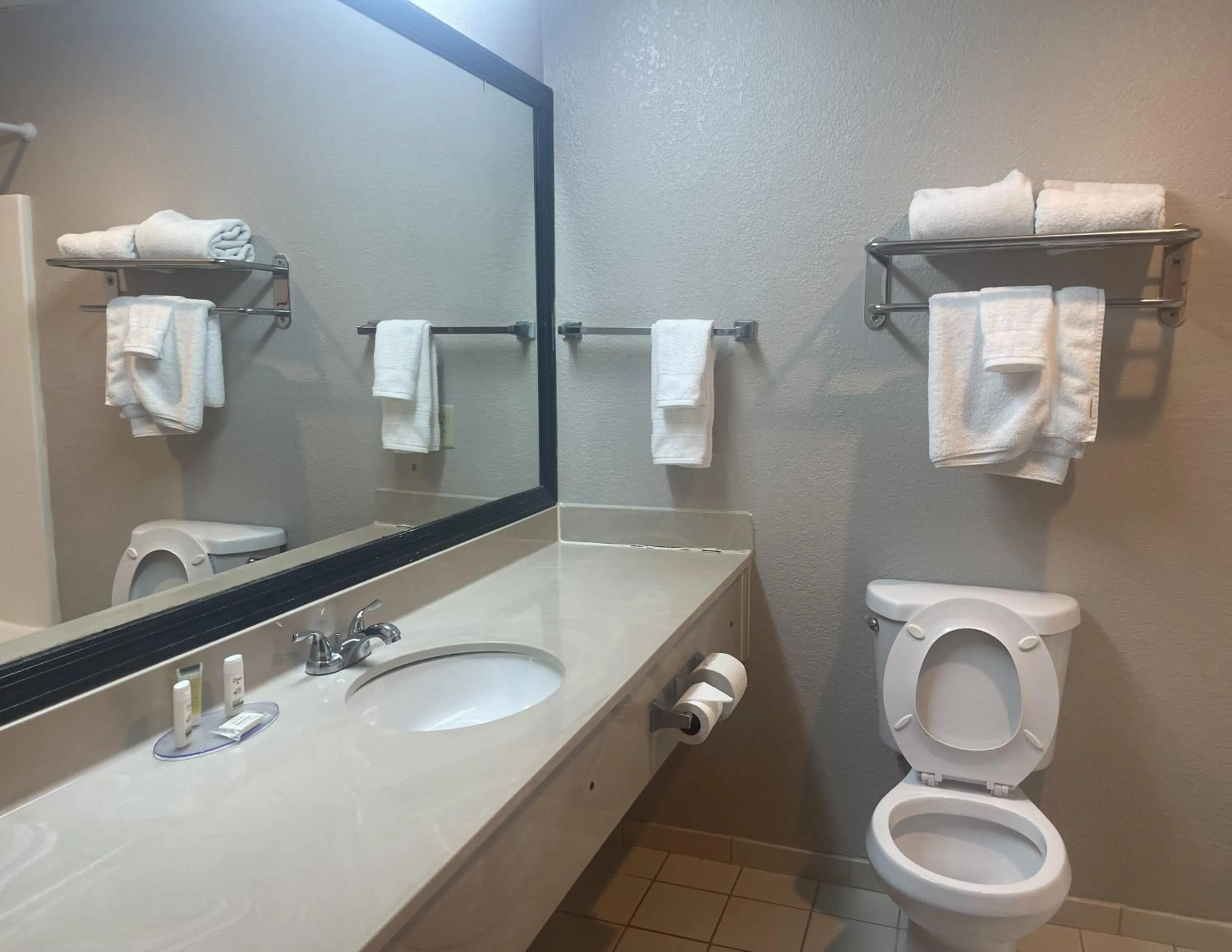 Bathroom in Red Roof Inn & Suites Hinesville