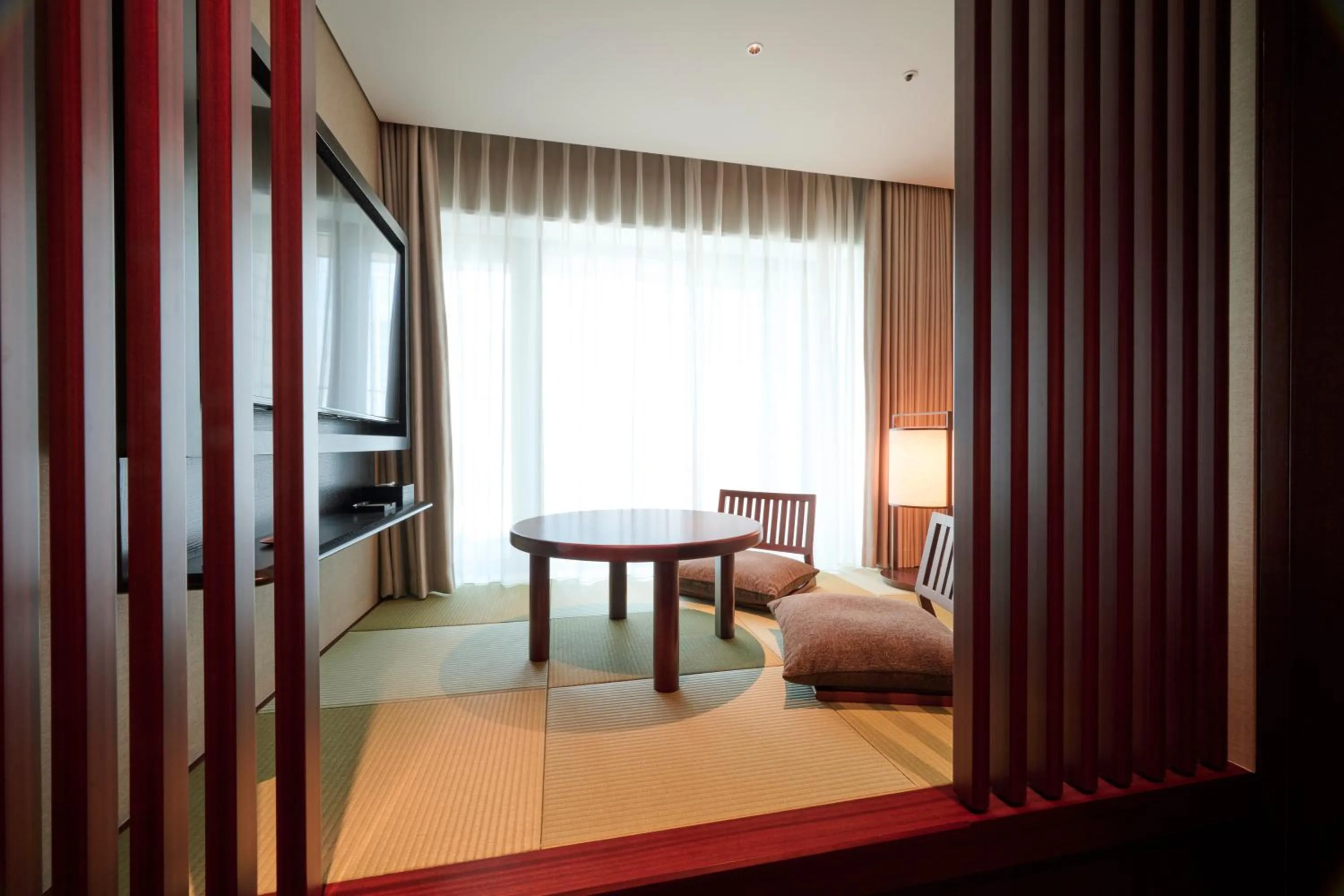 Living room, Bed in Marunouchi Hotel