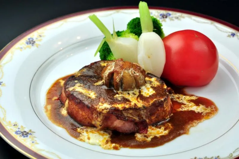 Food close-up in Hakuba Yamano Hotel