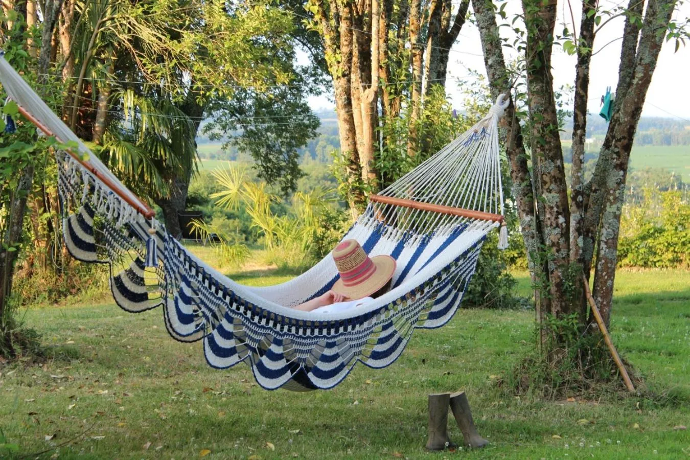 Garden view in Maison Poche