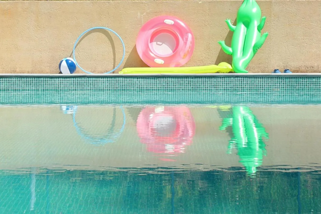 Pool view in Maison Poche