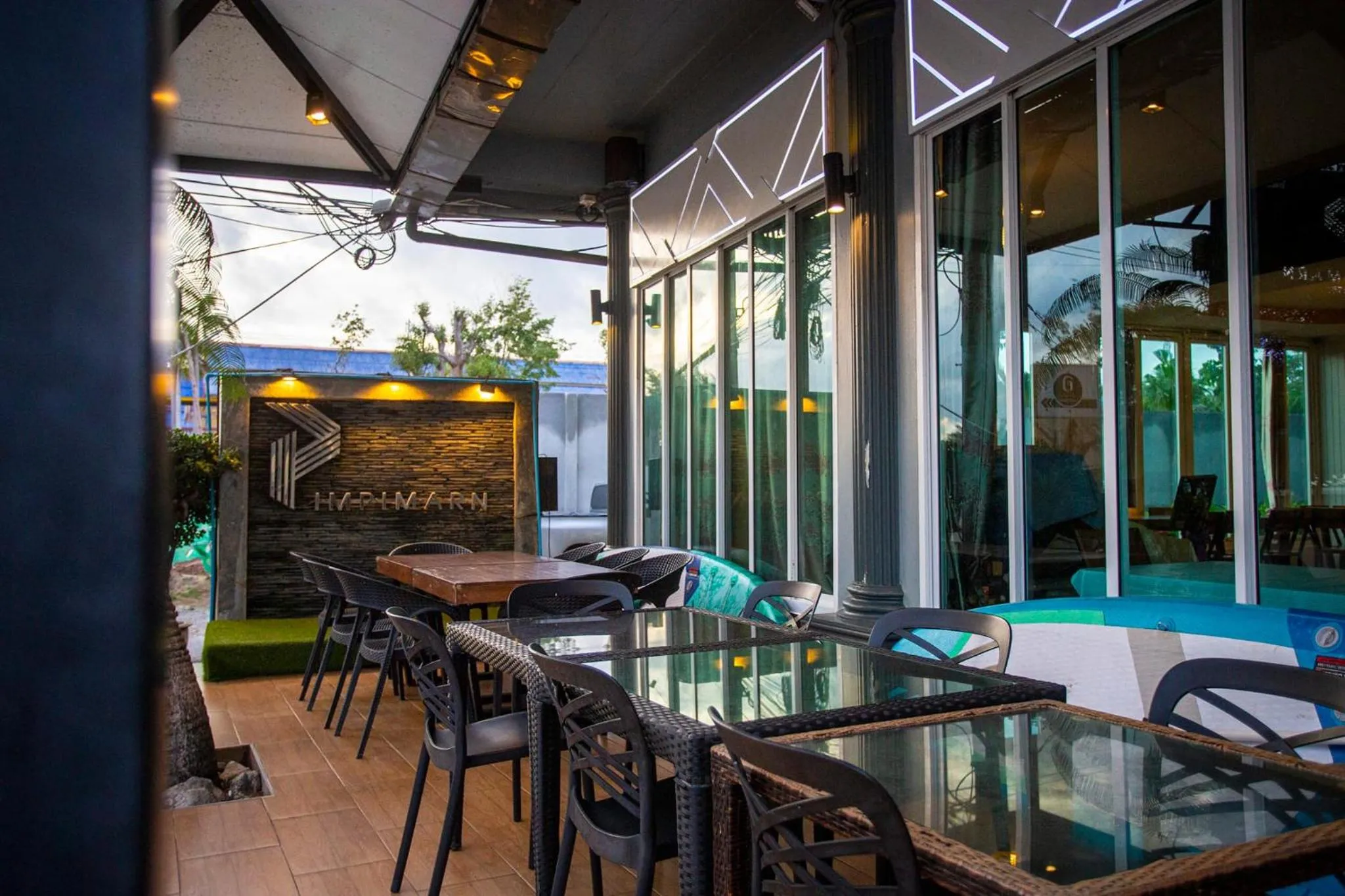 Facade/entrance in Pimpimarn Hotel