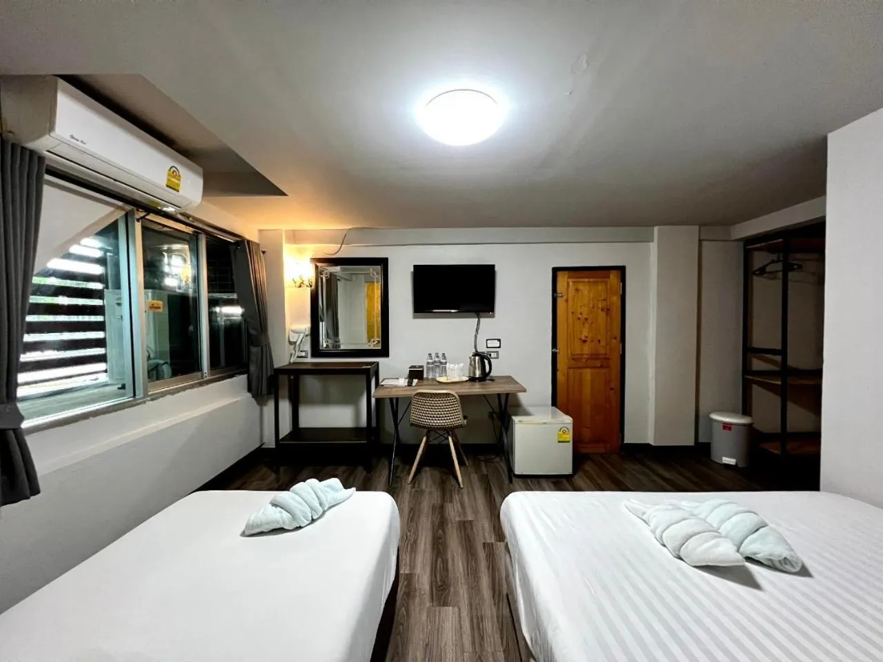 Bed in Pimpimarn Hotel