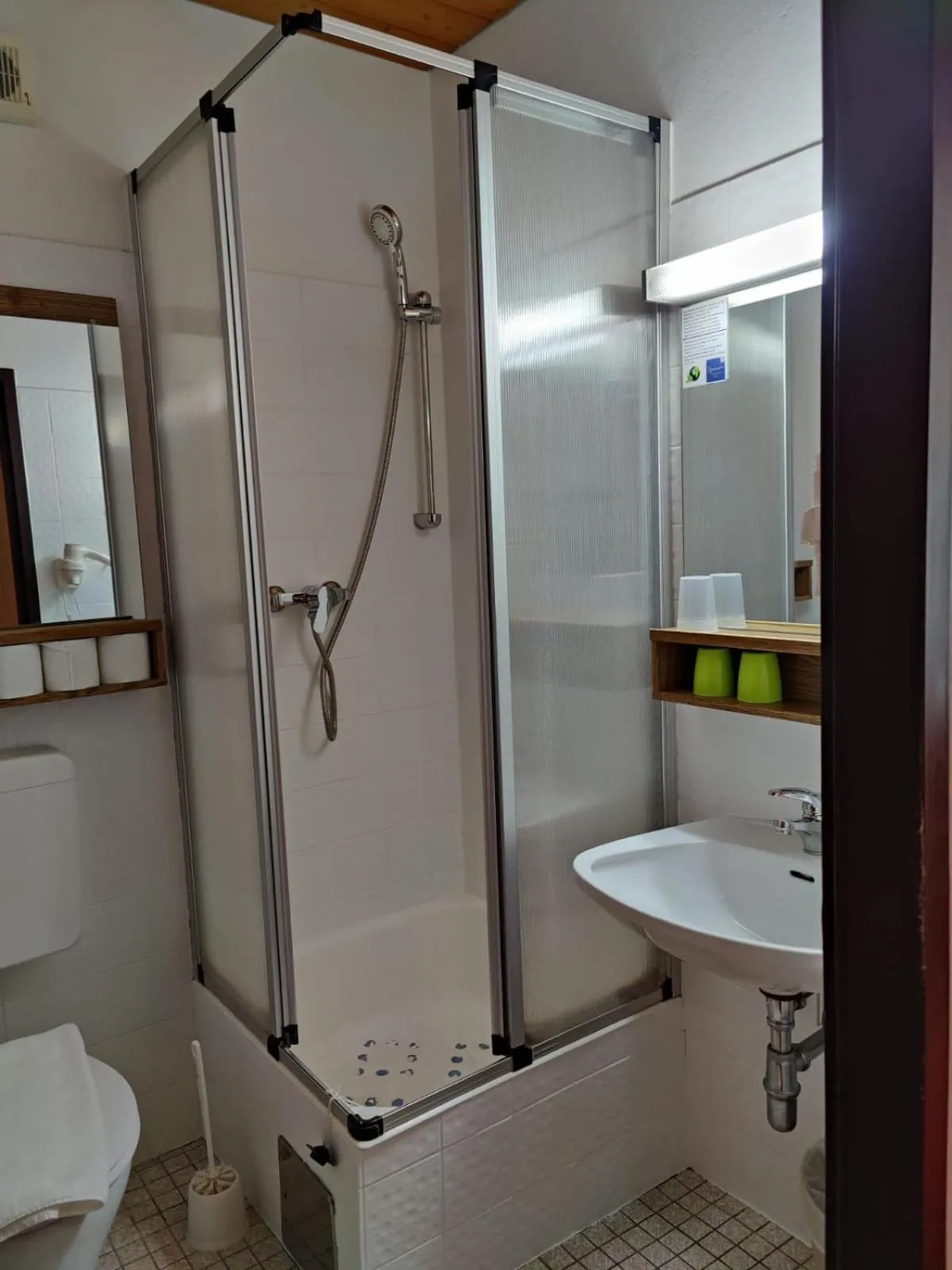 Shower in Hotel Lindwurm