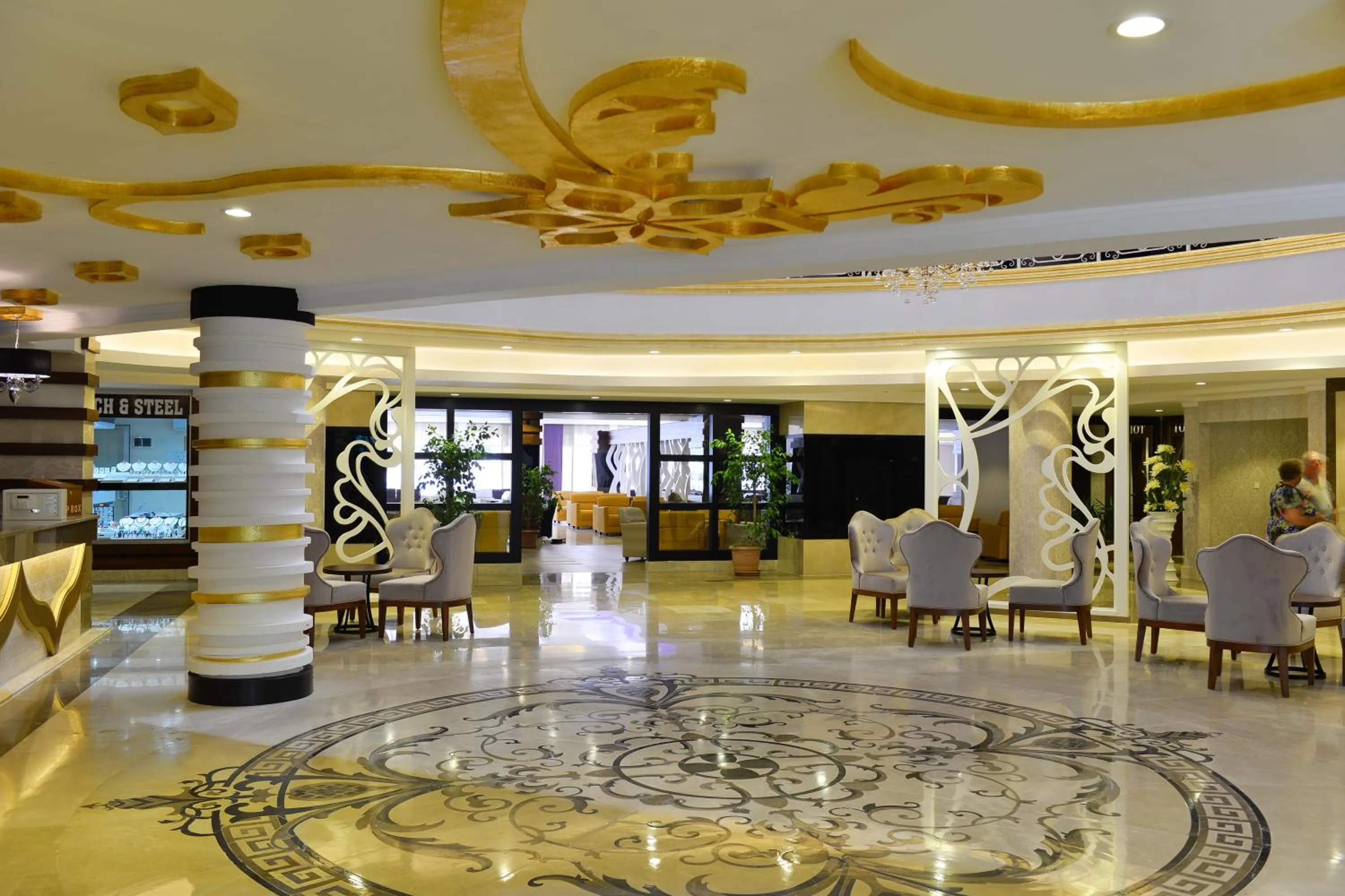Lobby or reception in Linda Resort Hotel
