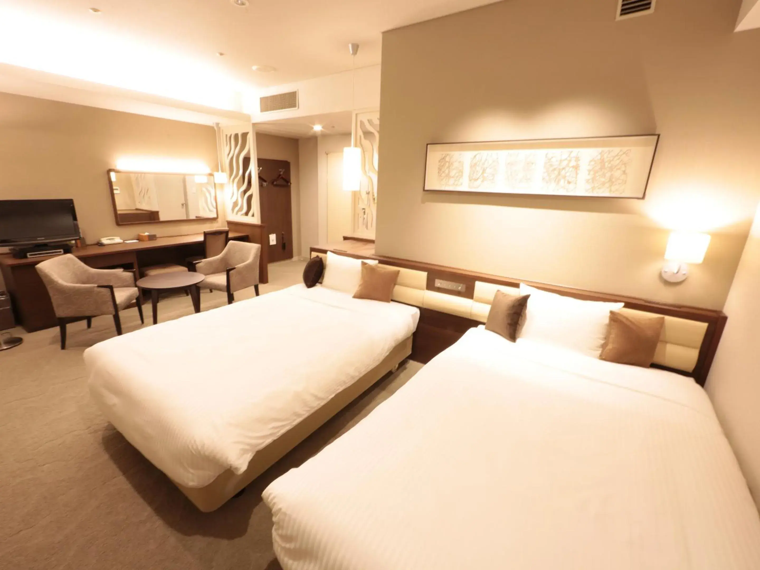 Bed in Tottori Onsen Hotel Monarque Tottori Bed in Tottori Onsen Hotel Monarque Tottori