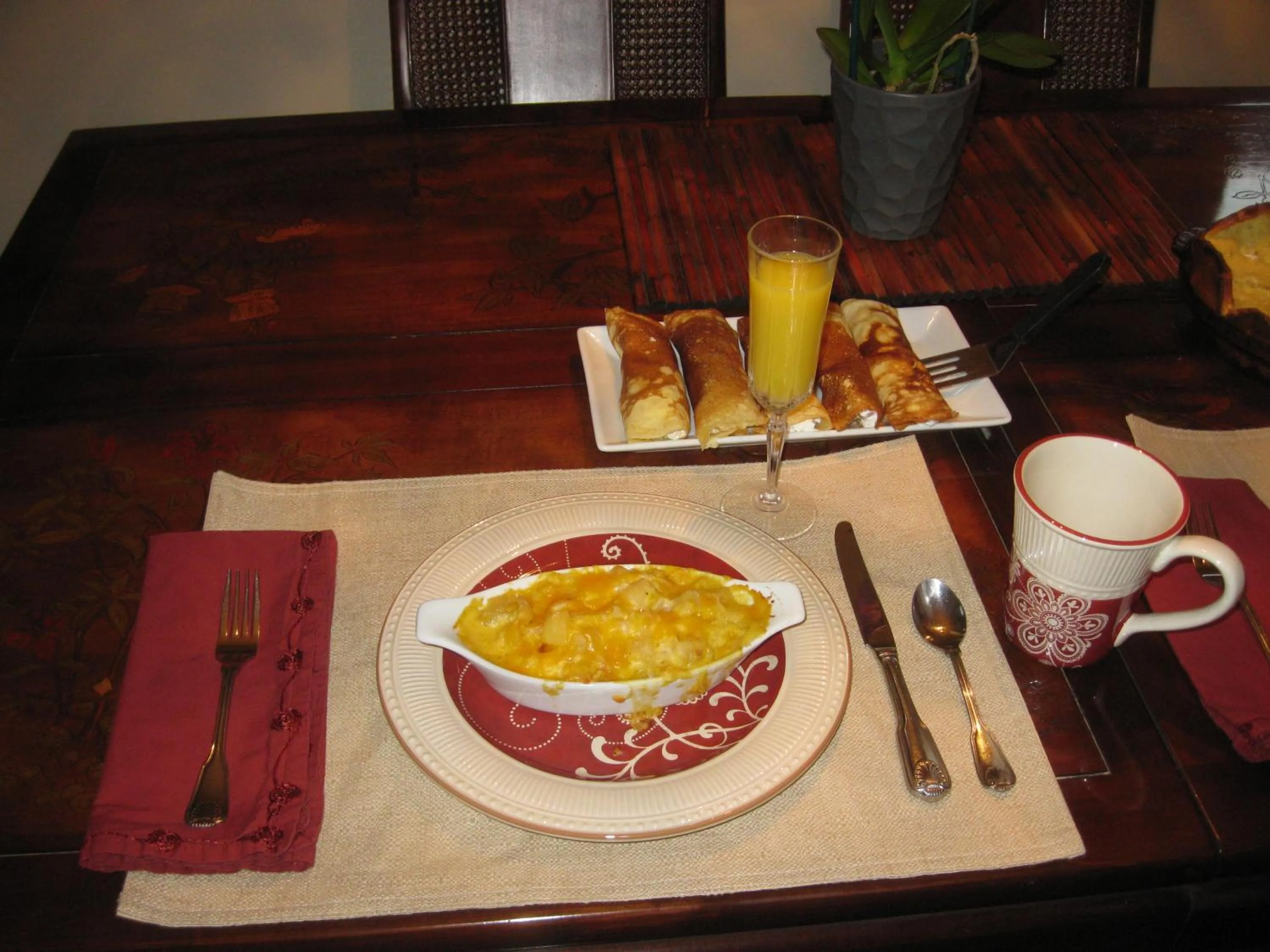 Breakfast in Bridal Veil Bed and Breakfast
