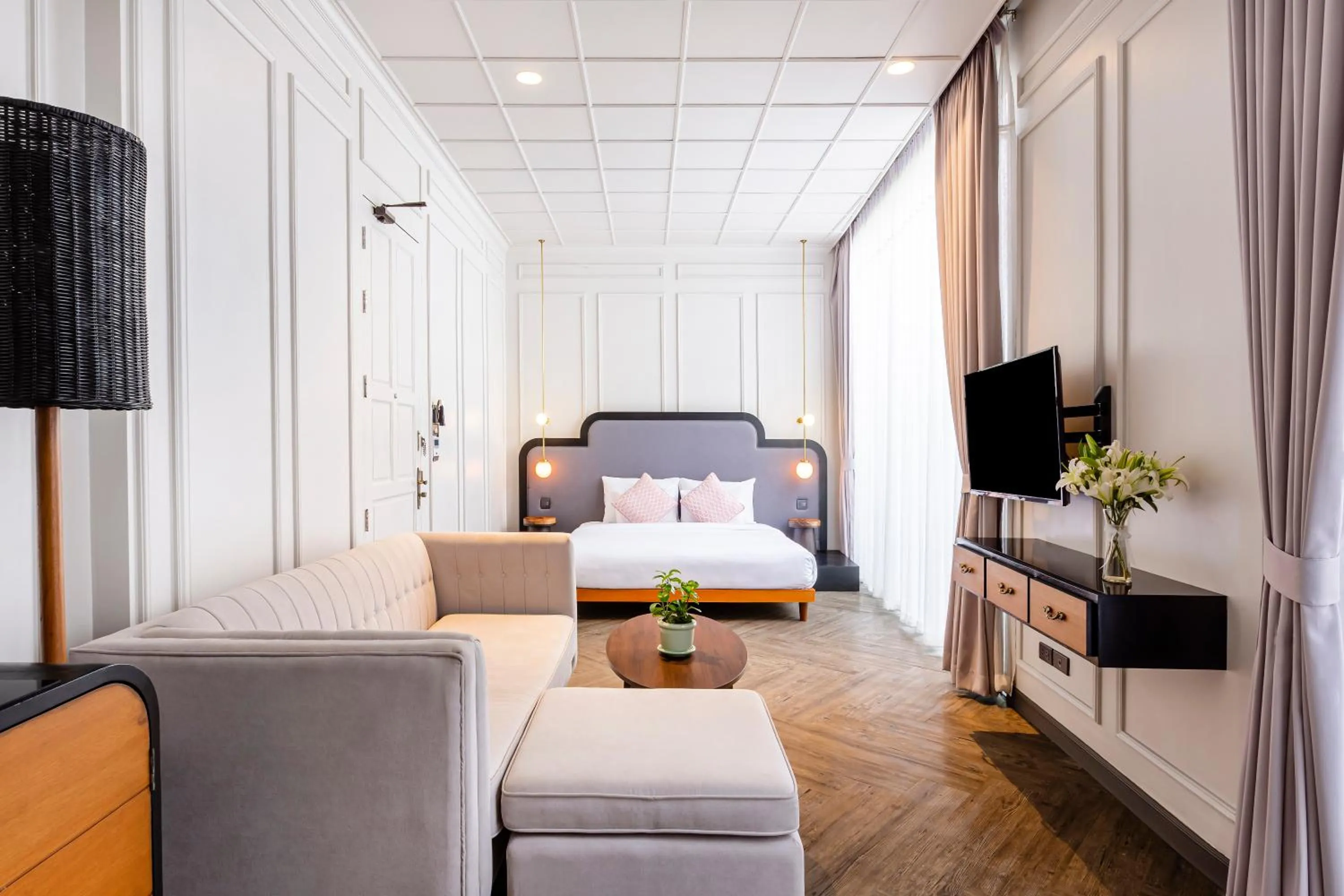 Bed in MiLa Thapae@Chiang Mai Old City