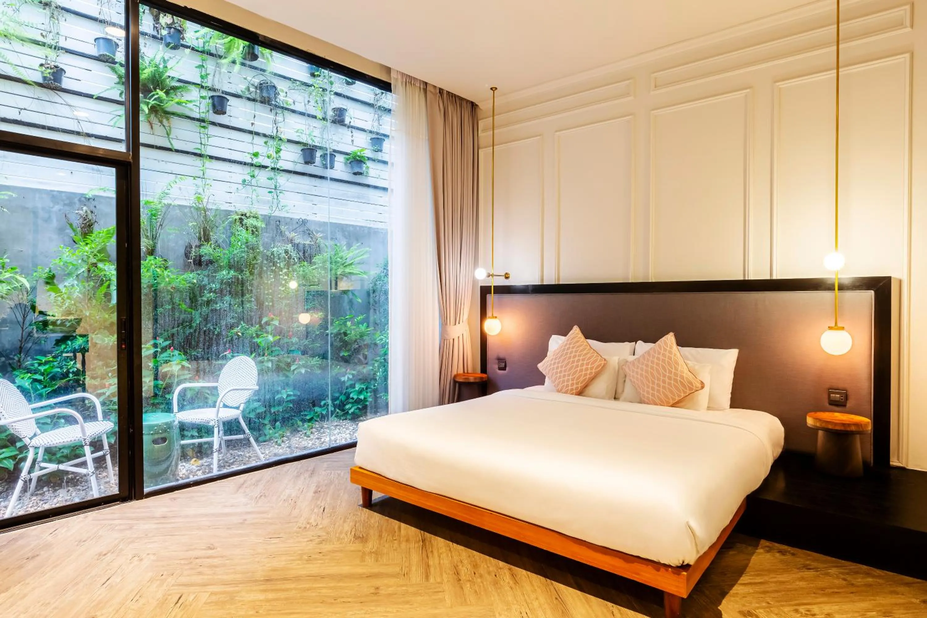 Bed in MiLa Thapae@Chiang Mai Old City