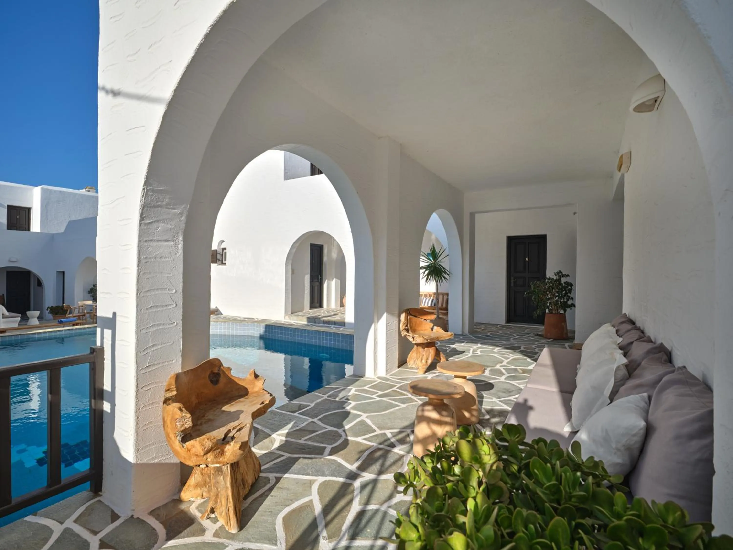 Seating area in Aella Residence