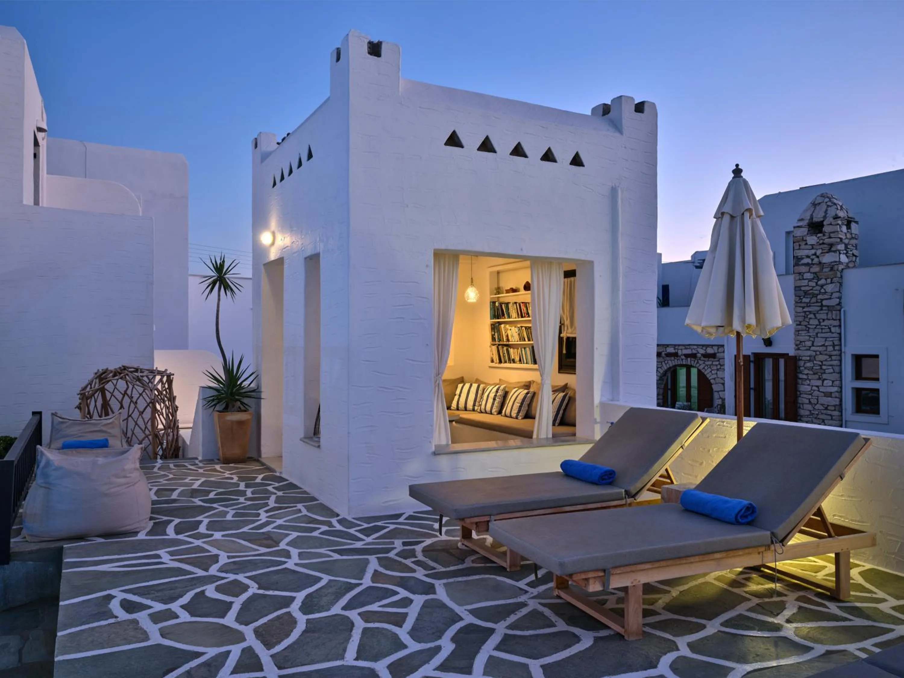 Seating area in Aella Residence