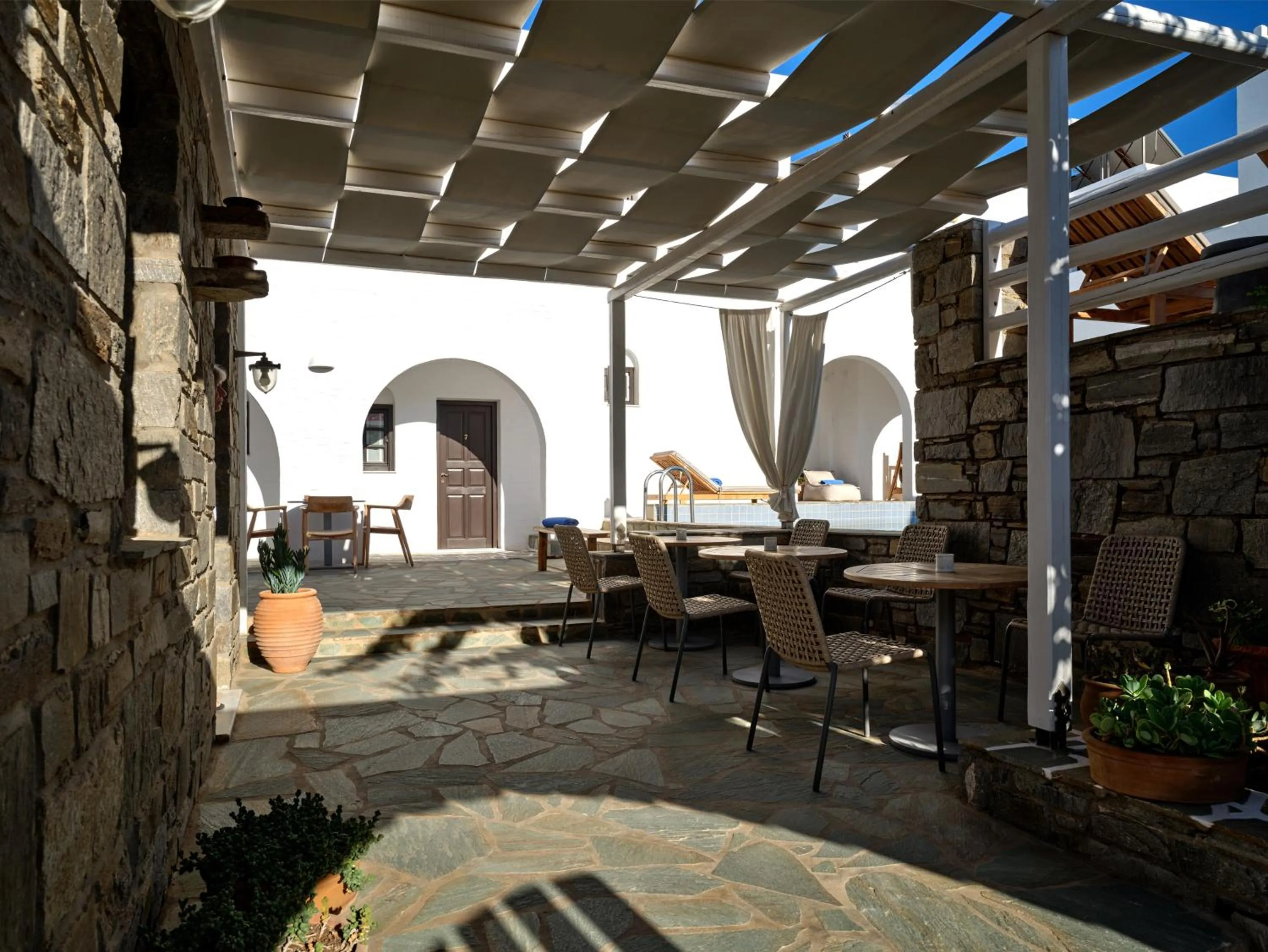 Seating area in Aella Residence