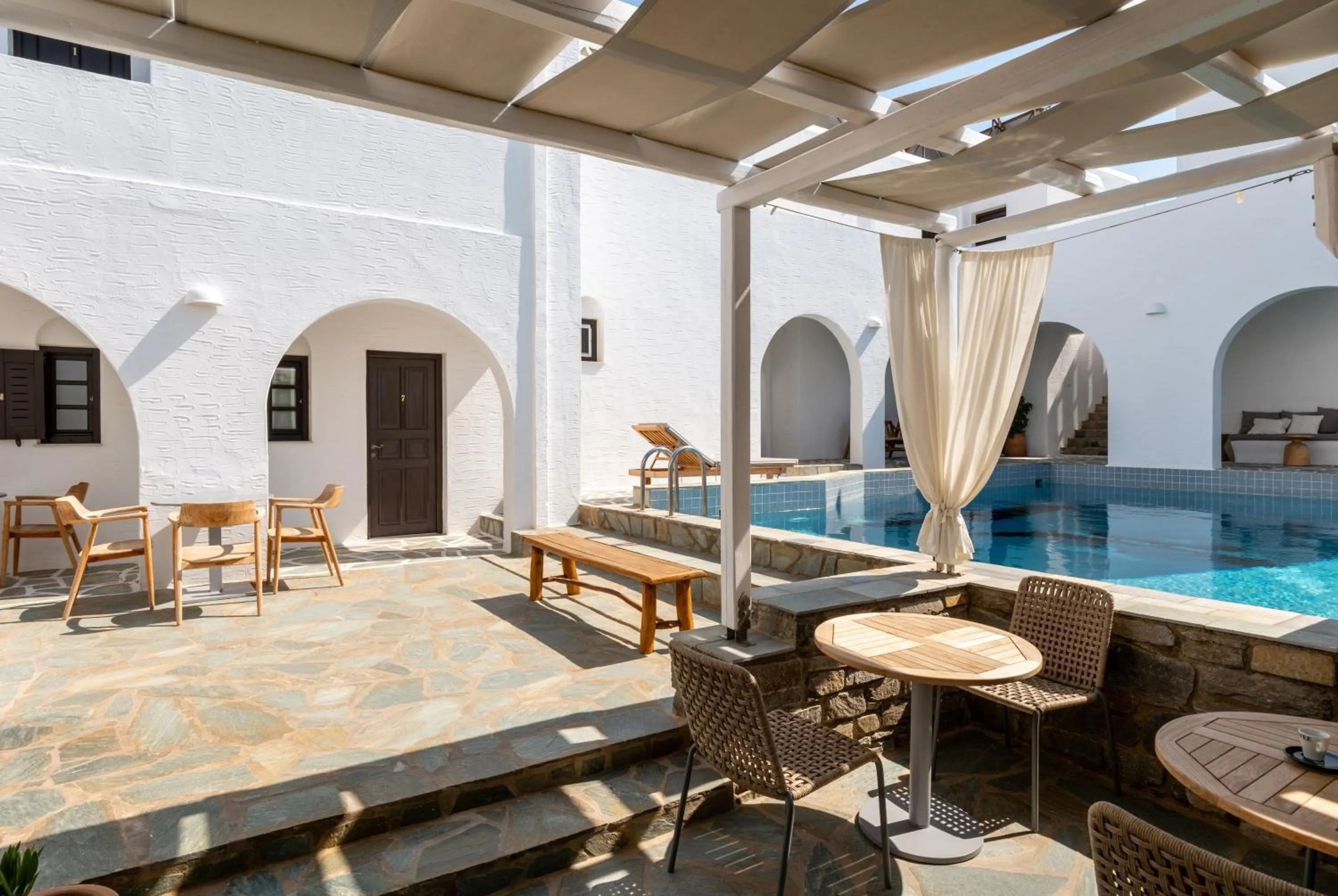 Seating area in Aella Residence