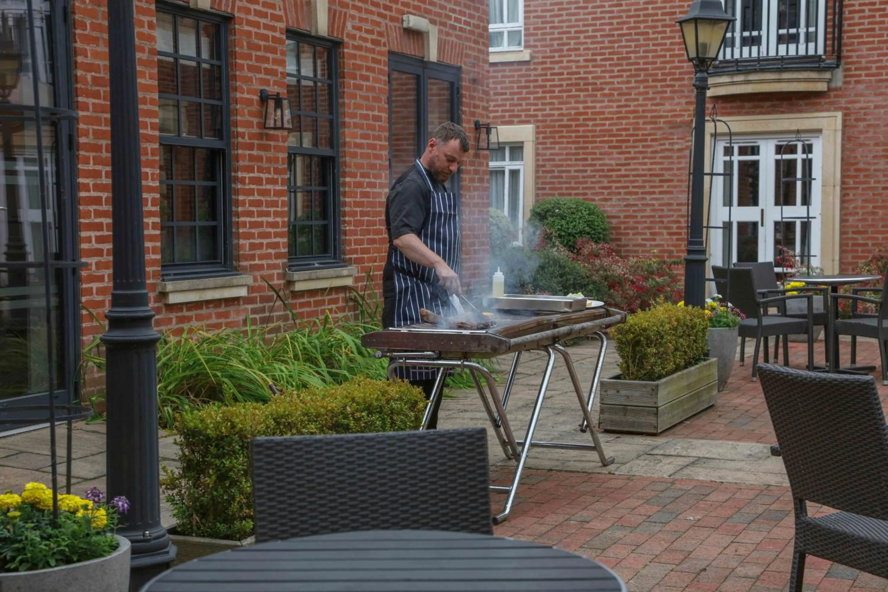 Inner courtyard view in Manor Hotel Solihull, BW Signature Collection