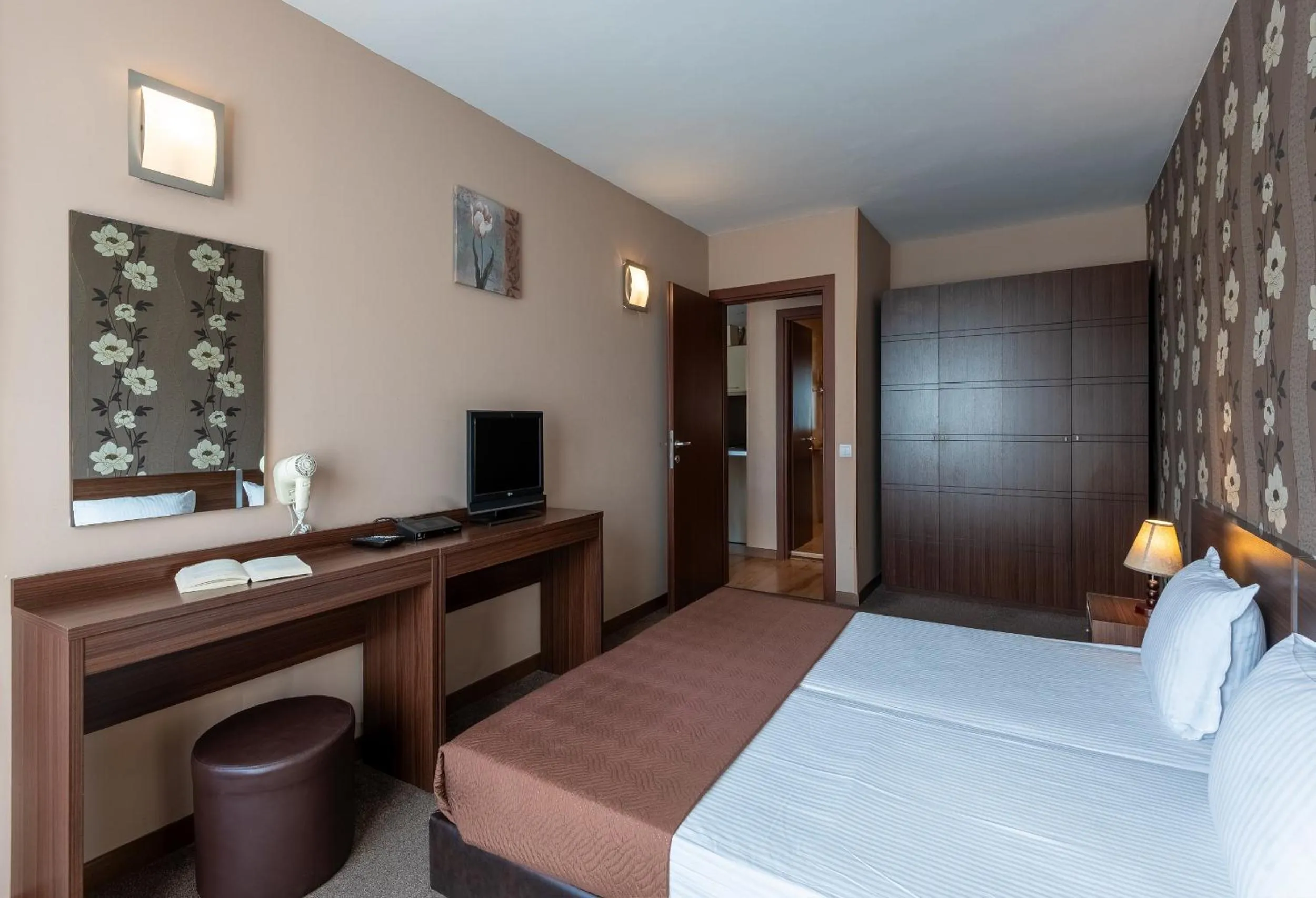 People, Bed in Terra Hotel