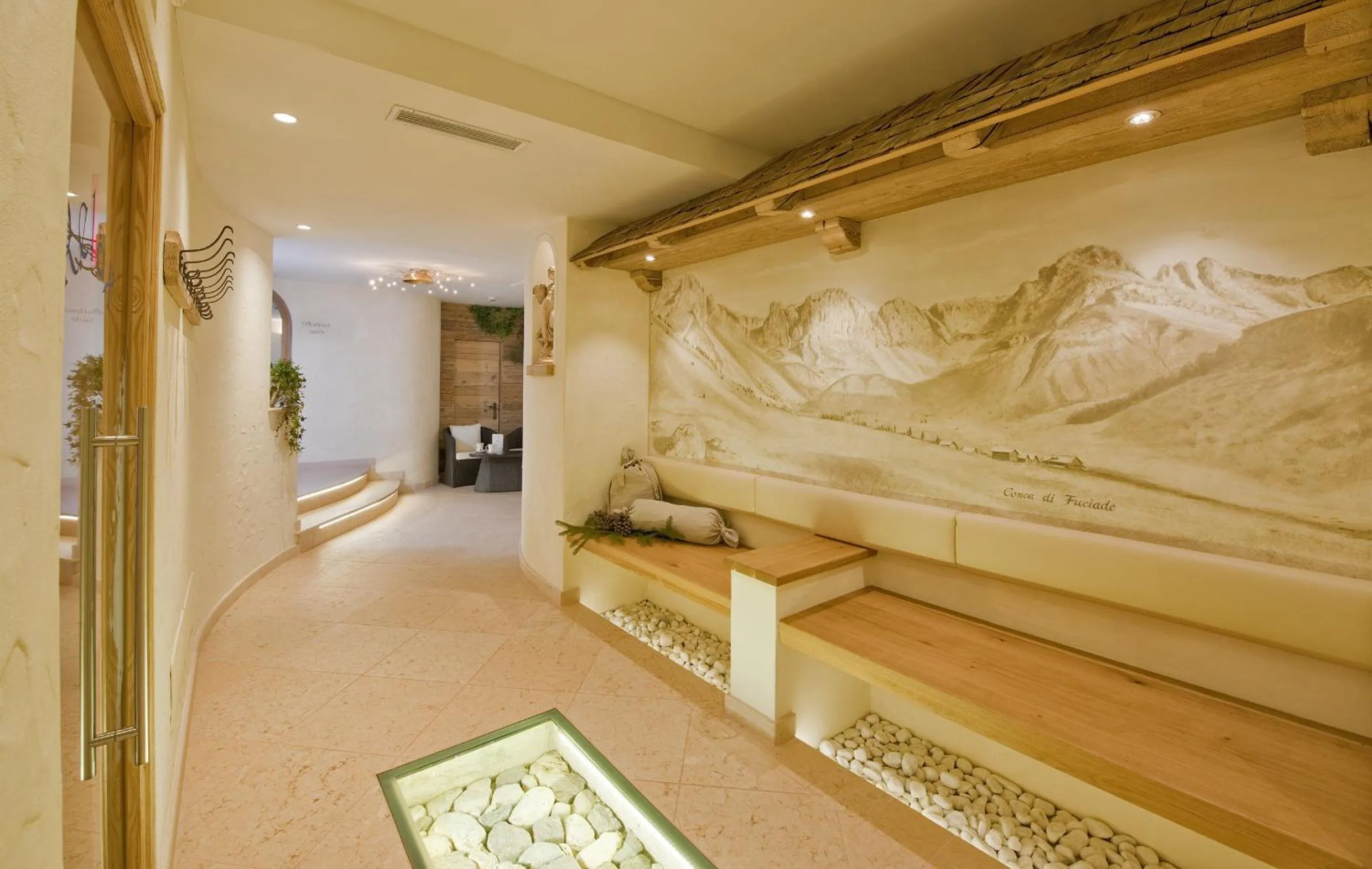 Spa and wellness centre/facilities in Hotel Des Alpes
