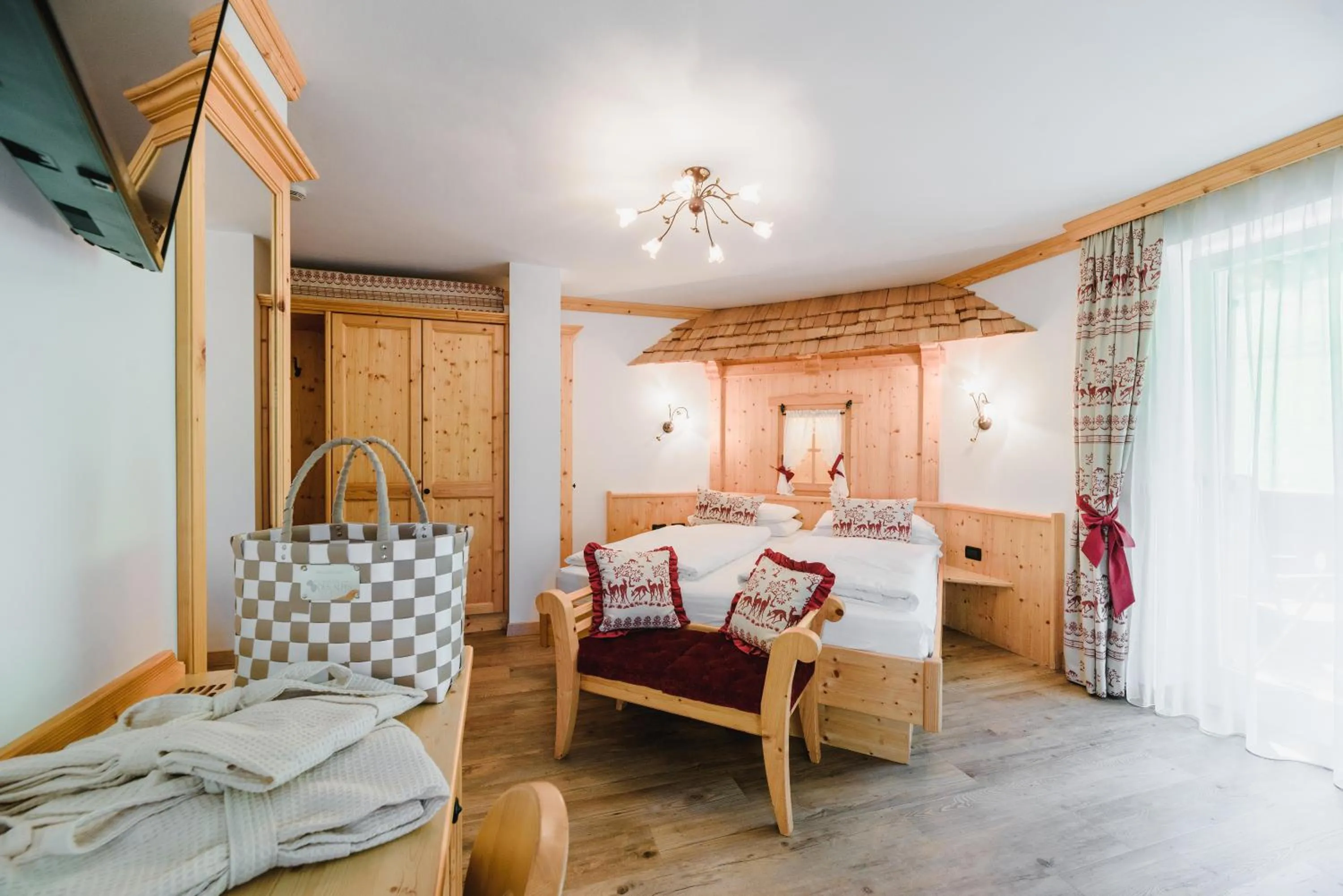 Bed in Hotel Des Alpes