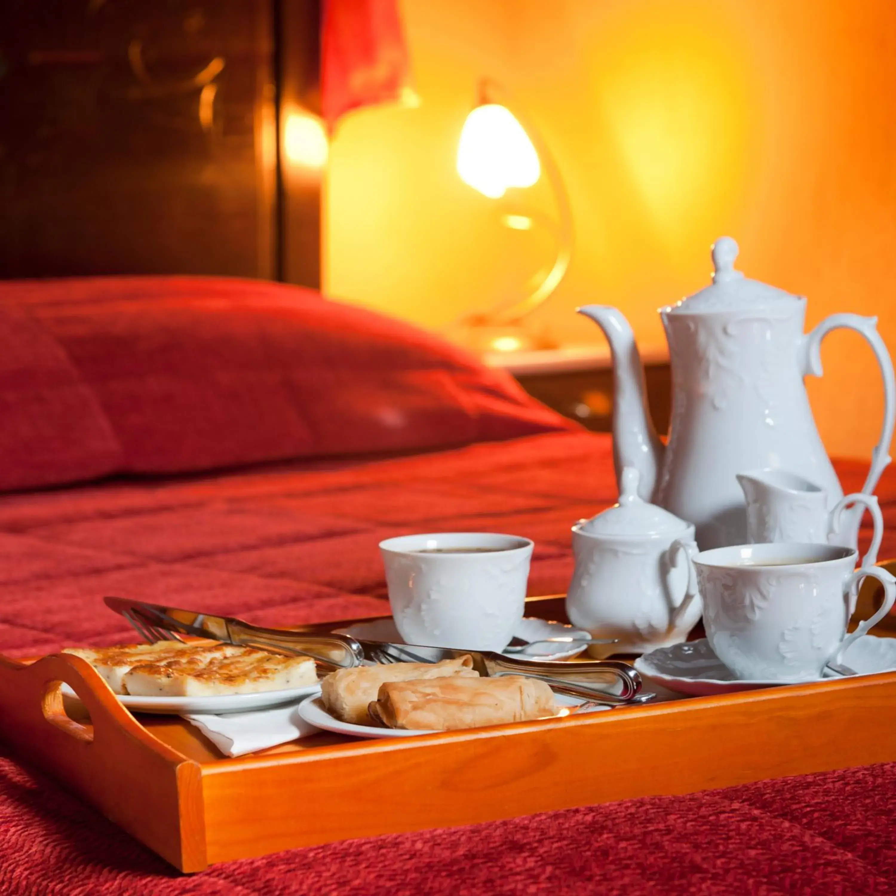 Decorative detail, Bed in Mikri Arktos Decorative detail, Bed in Mikri Arktos