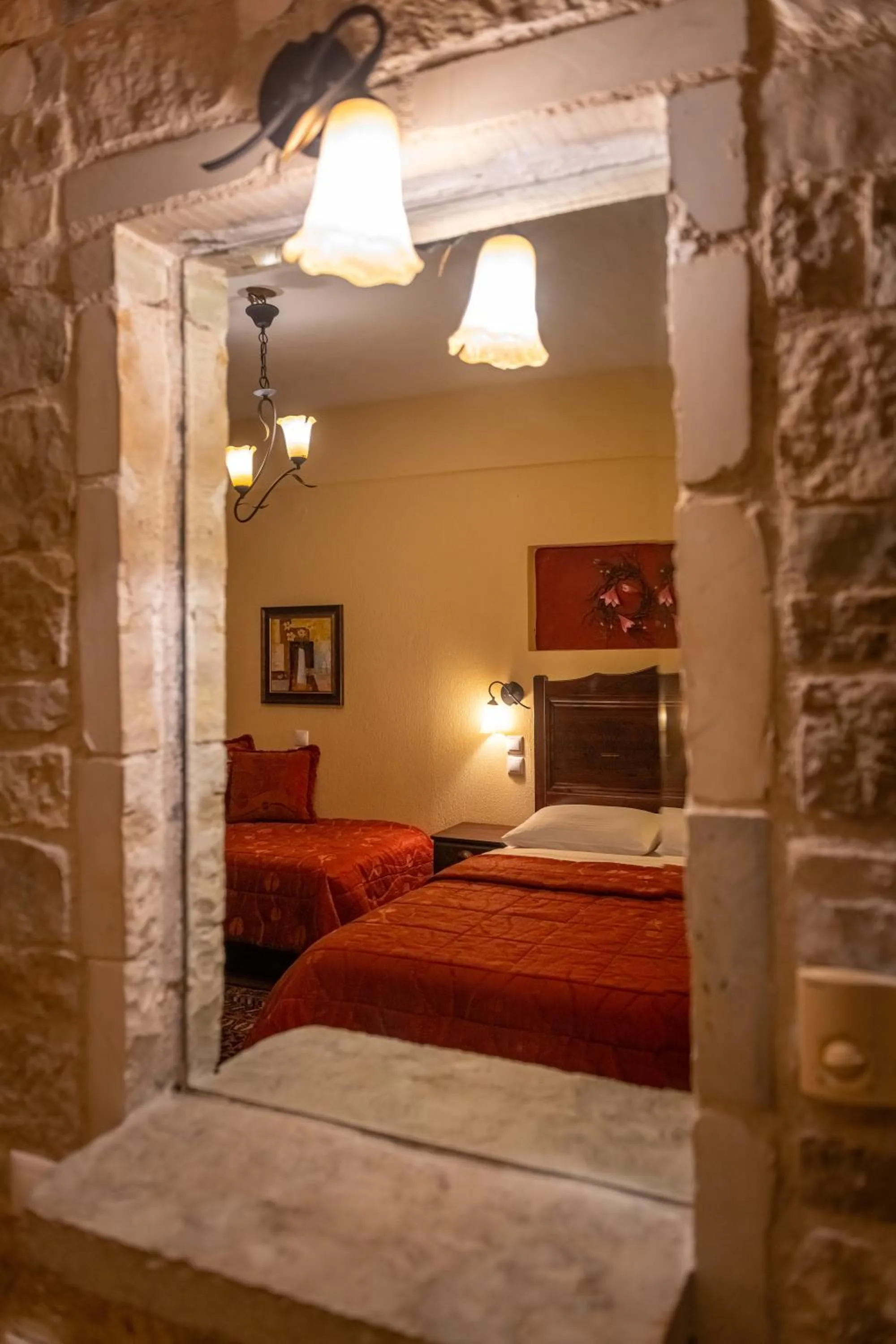 Decorative detail, Bed in Mikri Arktos