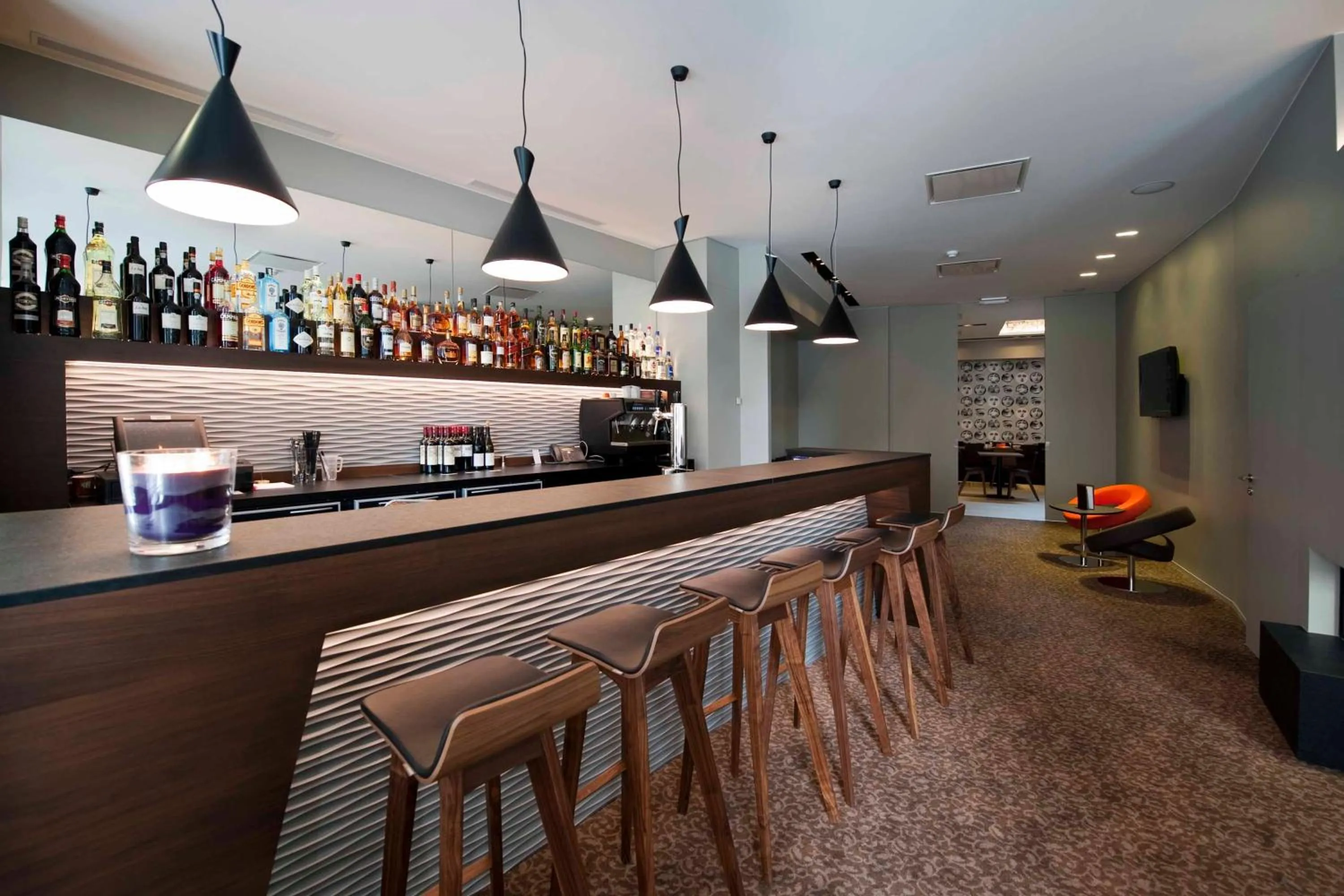 Lounge or bar in Square Hotel