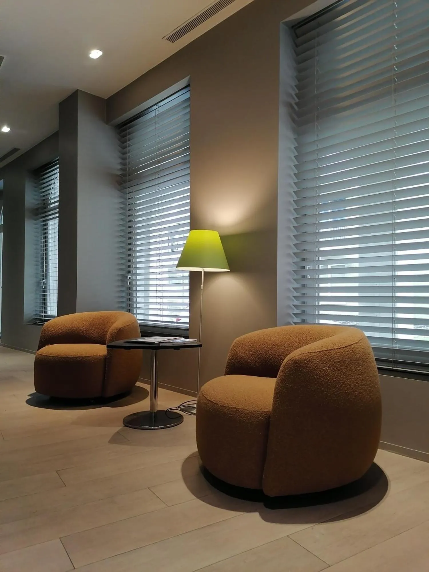 Seating area in Square Hotel