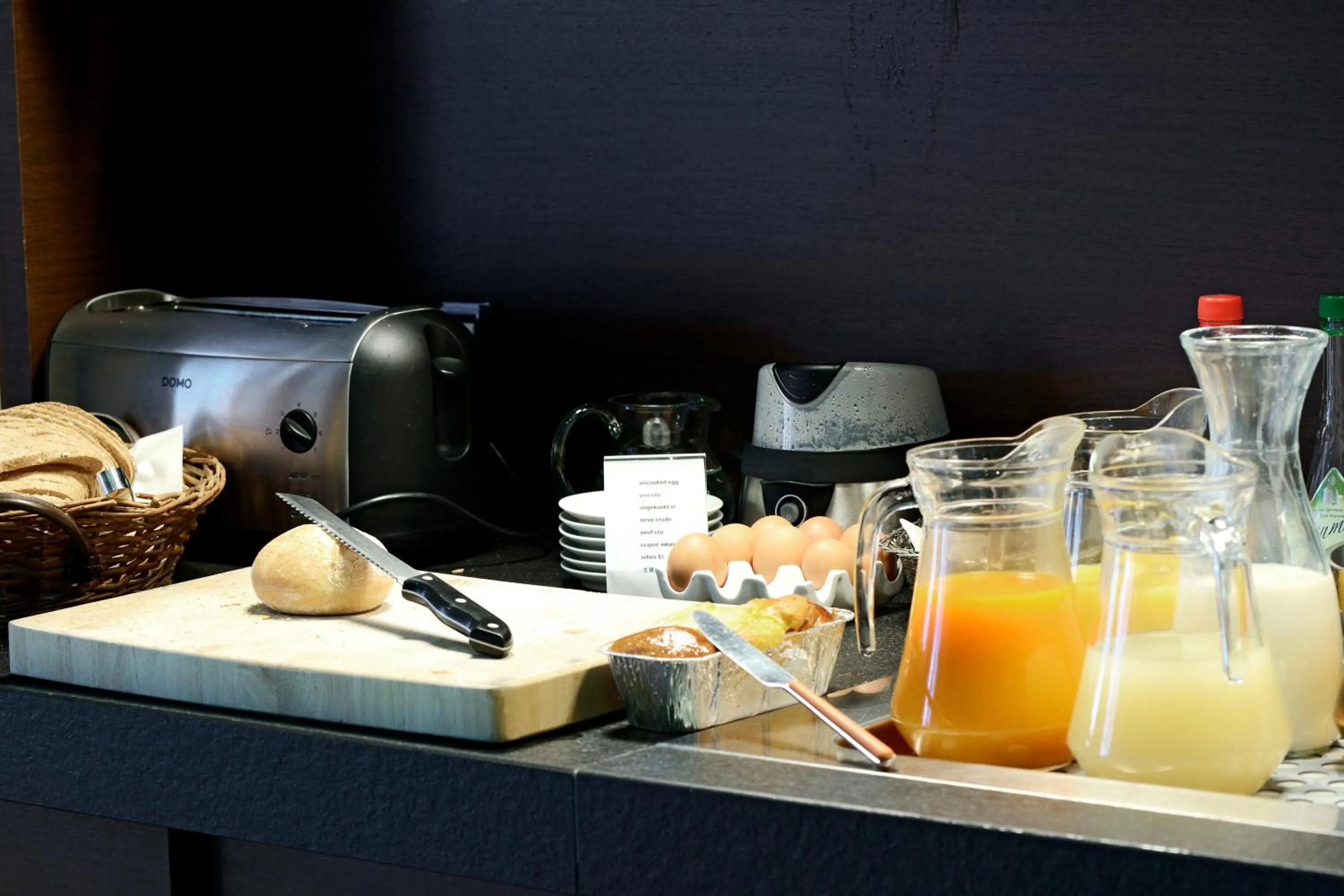 Food close-up in Square Hotel