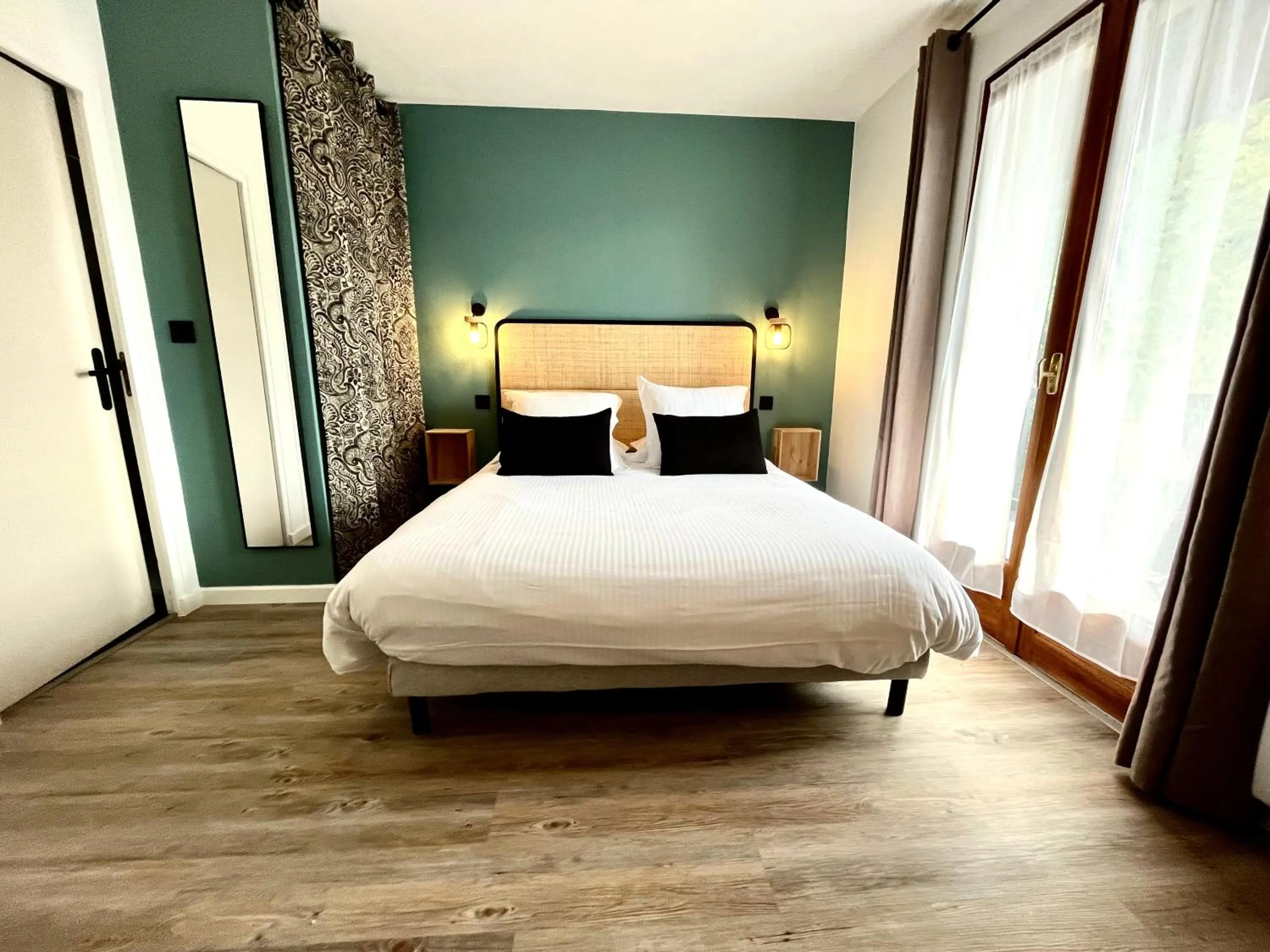 Bed in Hôtel les Chaumettes