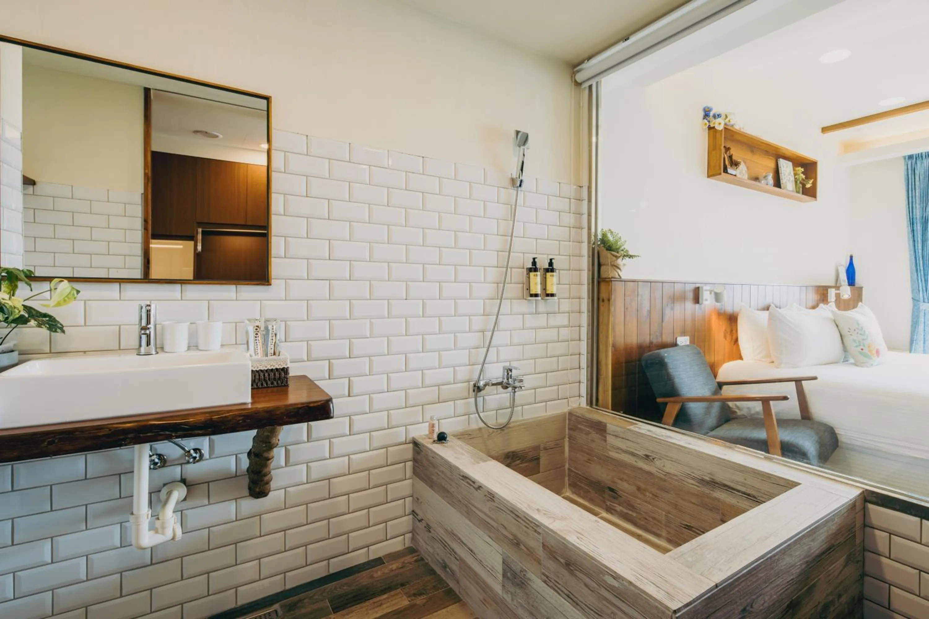 Bed in Chuanfanrock Haku Beach Days Inn