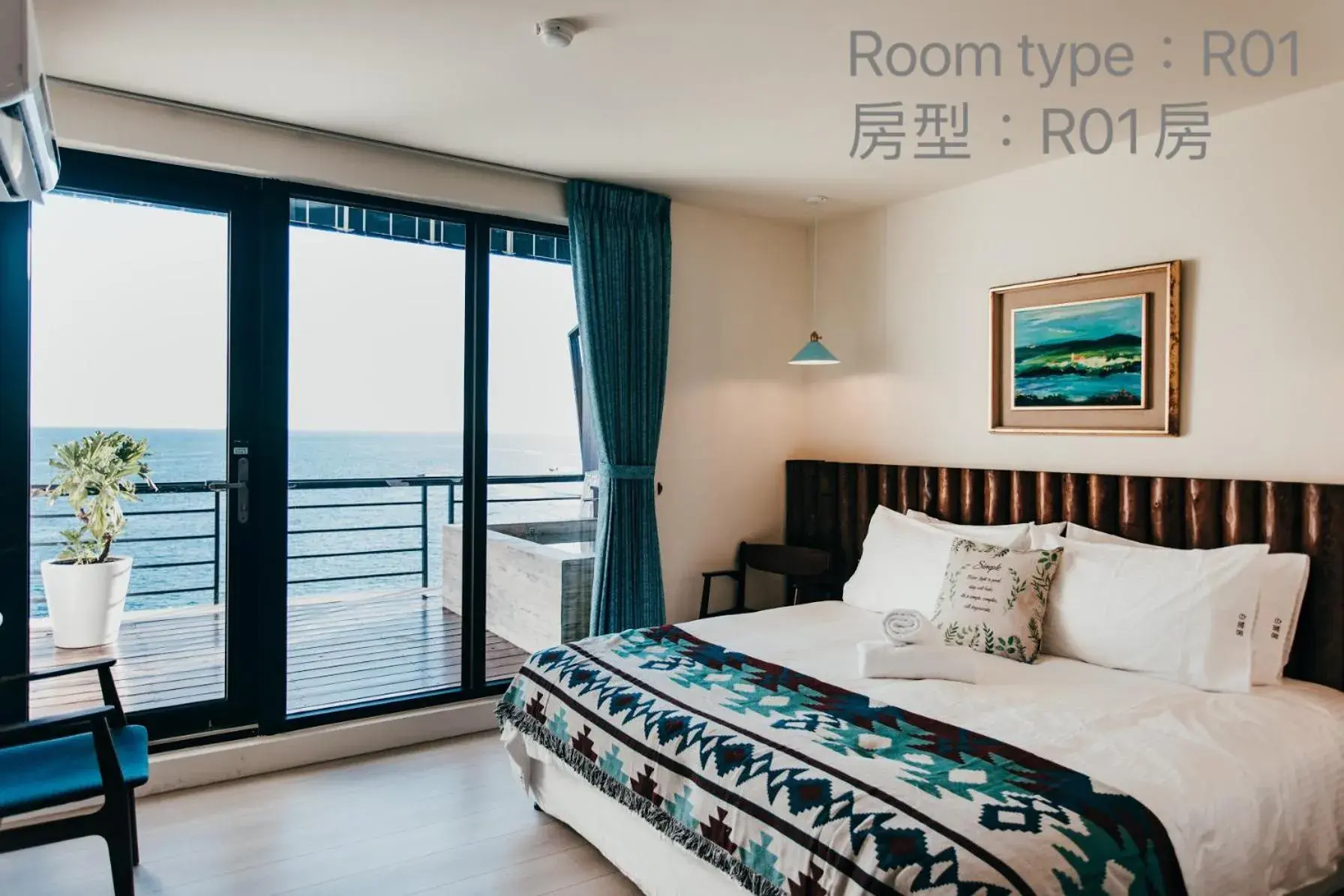 Sea view, Bed in Chuanfanrock Haku Beach Days Inn Sea view, Bed in Chuanfanrock Haku Beach Days Inn