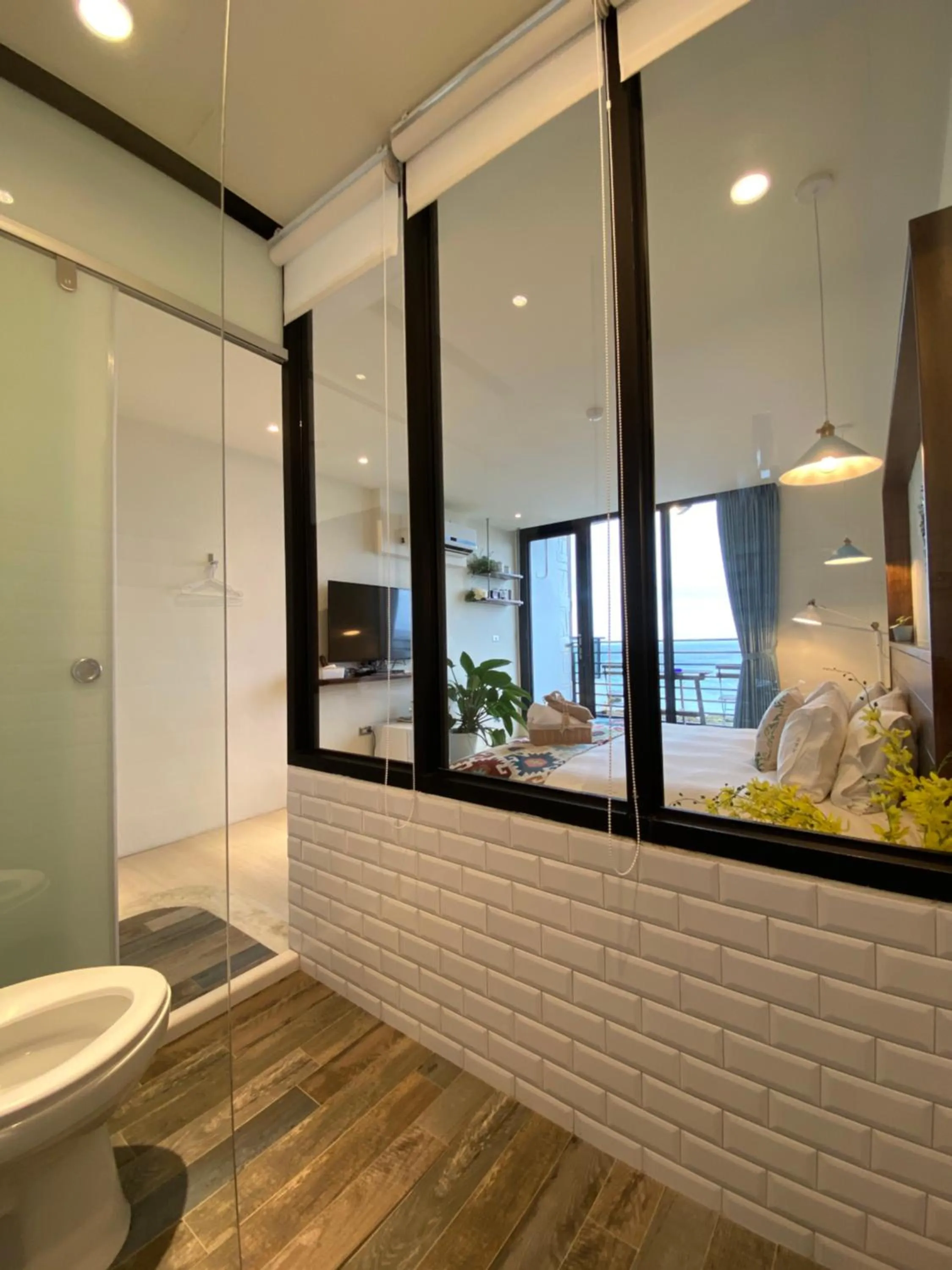 Bathroom in Chuanfanrock Haku Beach Days Inn