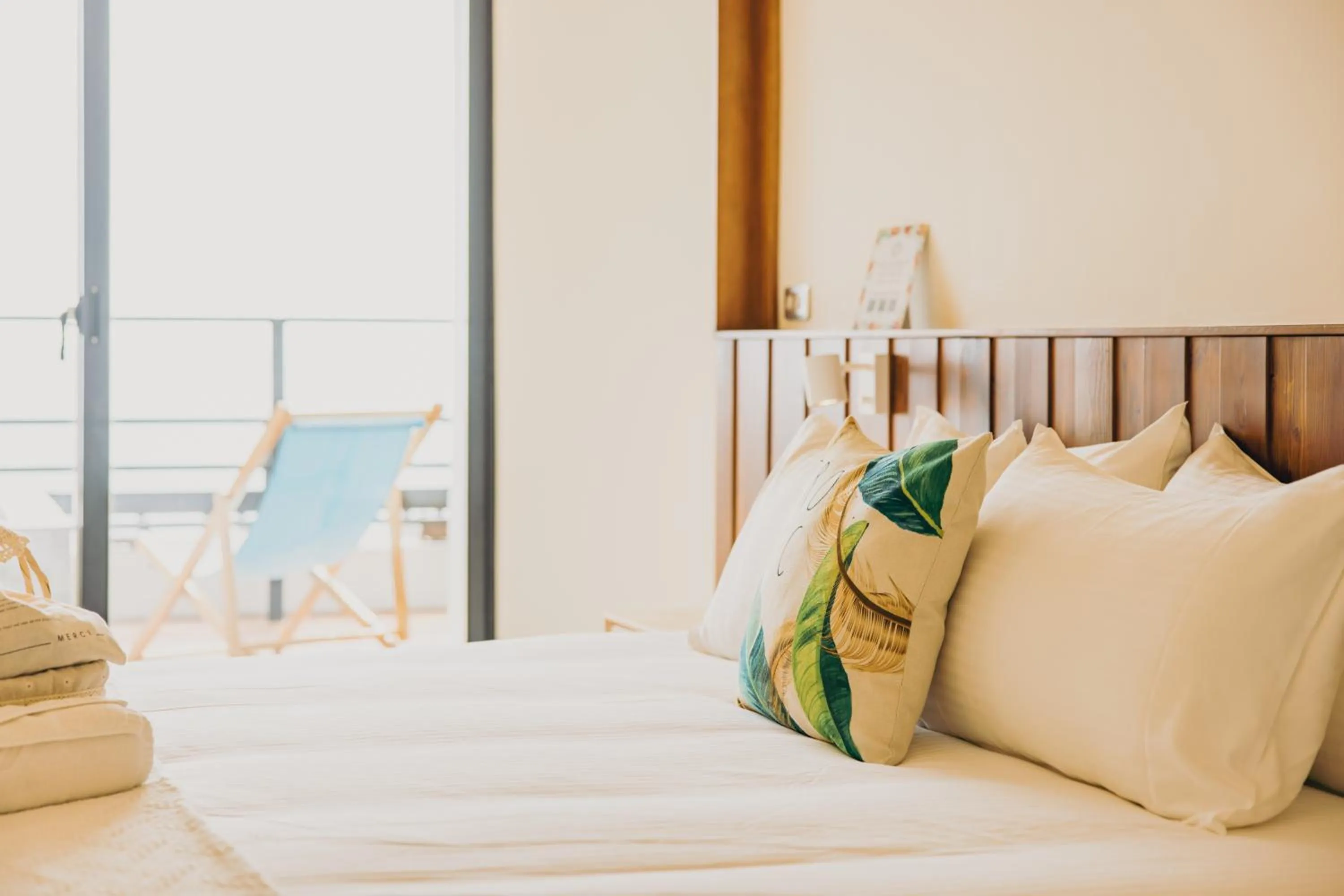 Bed in Chuanfanrock Haku Beach Days Inn