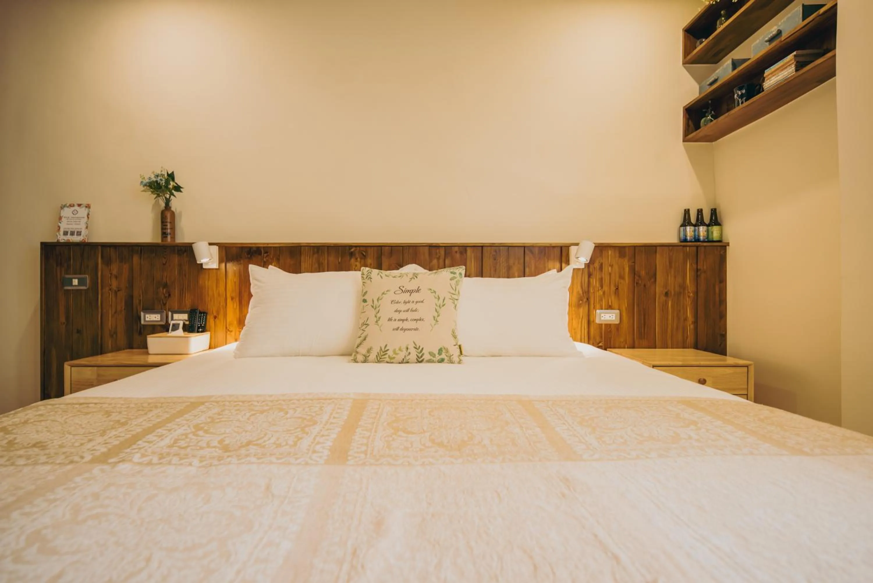 Bed in Chuanfanrock Haku Beach Days Inn