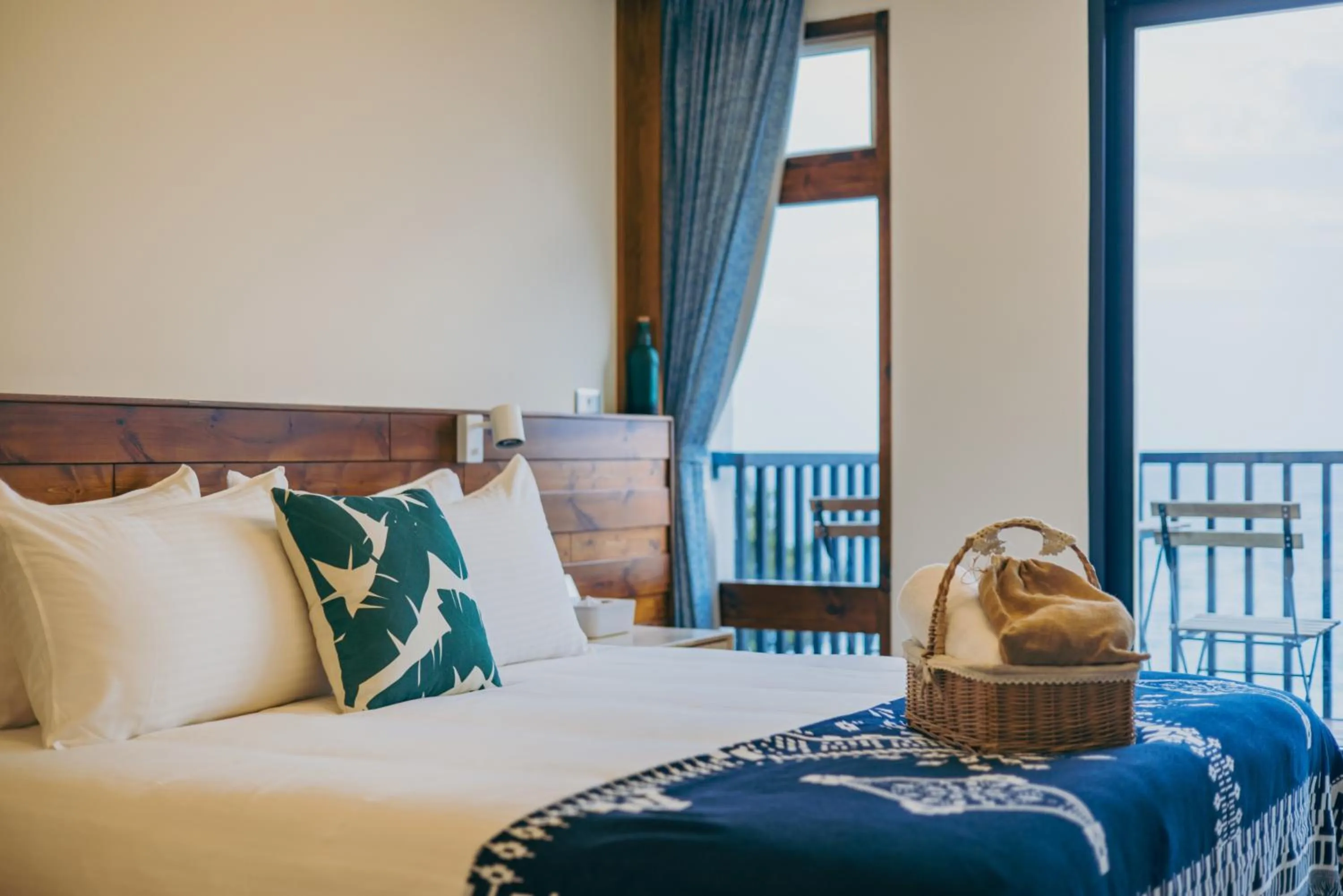 Bed in Chuanfanrock Haku Beach Days Inn