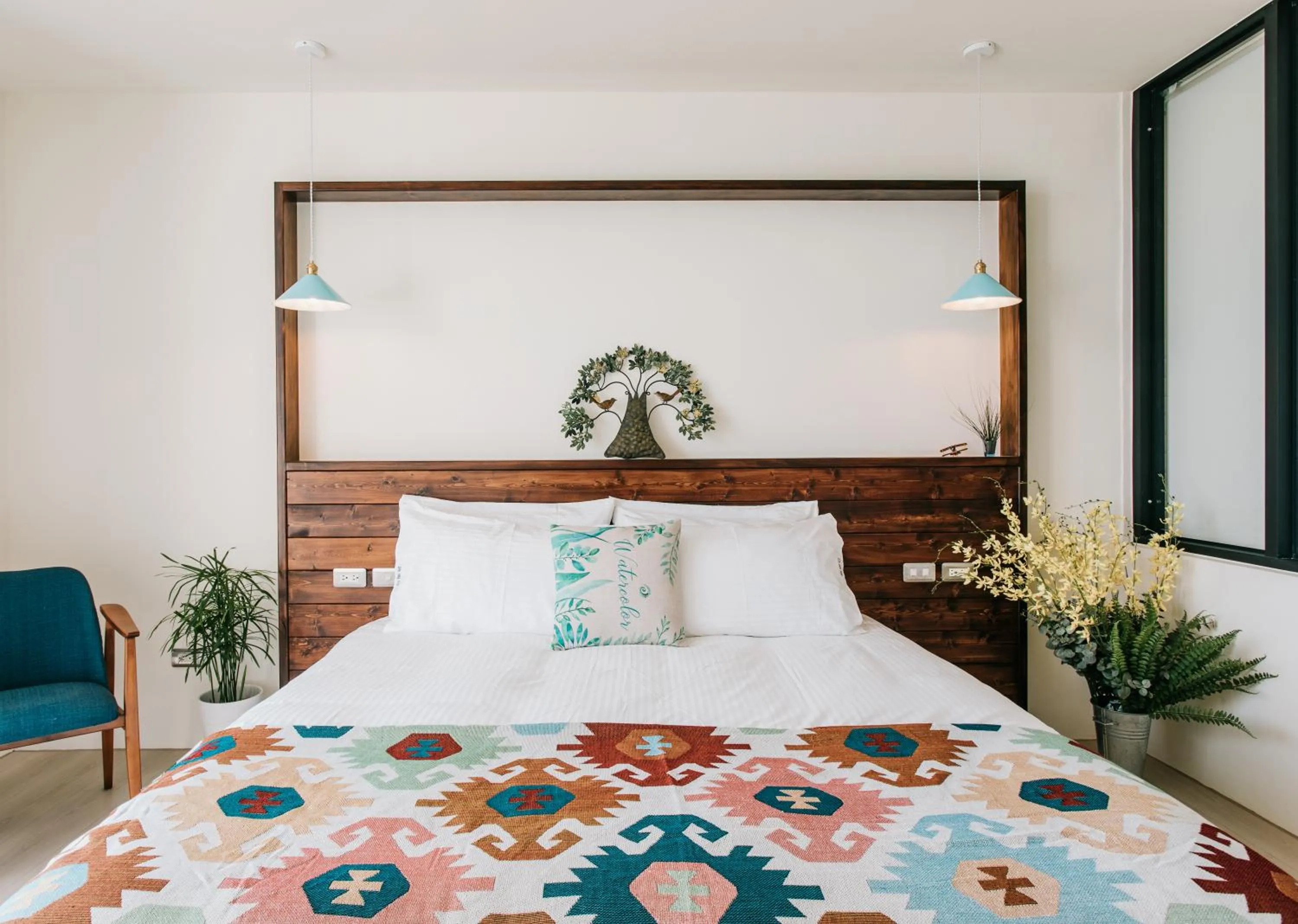 Bed in Chuanfanrock Haku Beach Days Inn