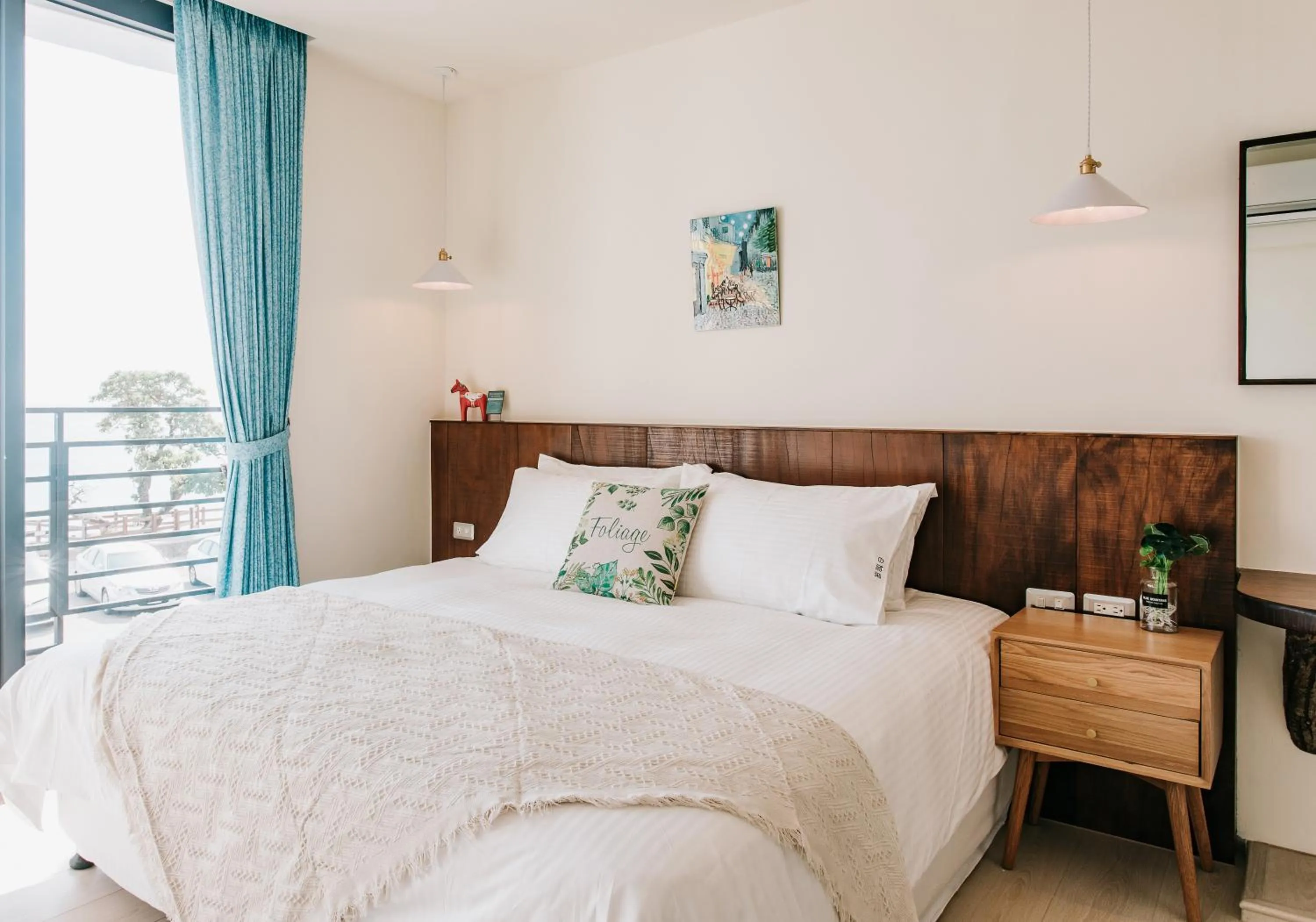 Bed in Chuanfanrock Haku Beach Days Inn