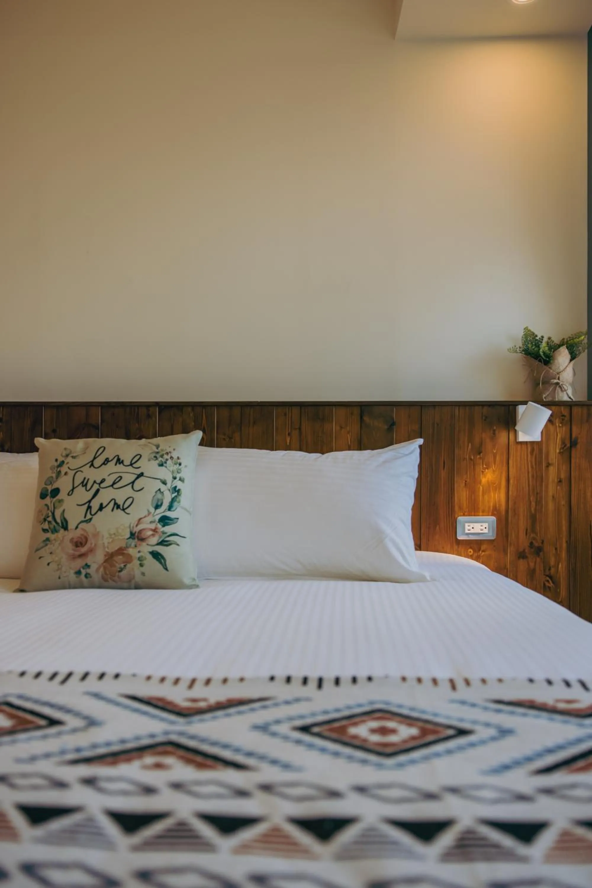 Bed in Chuanfanrock Haku Beach Days Inn