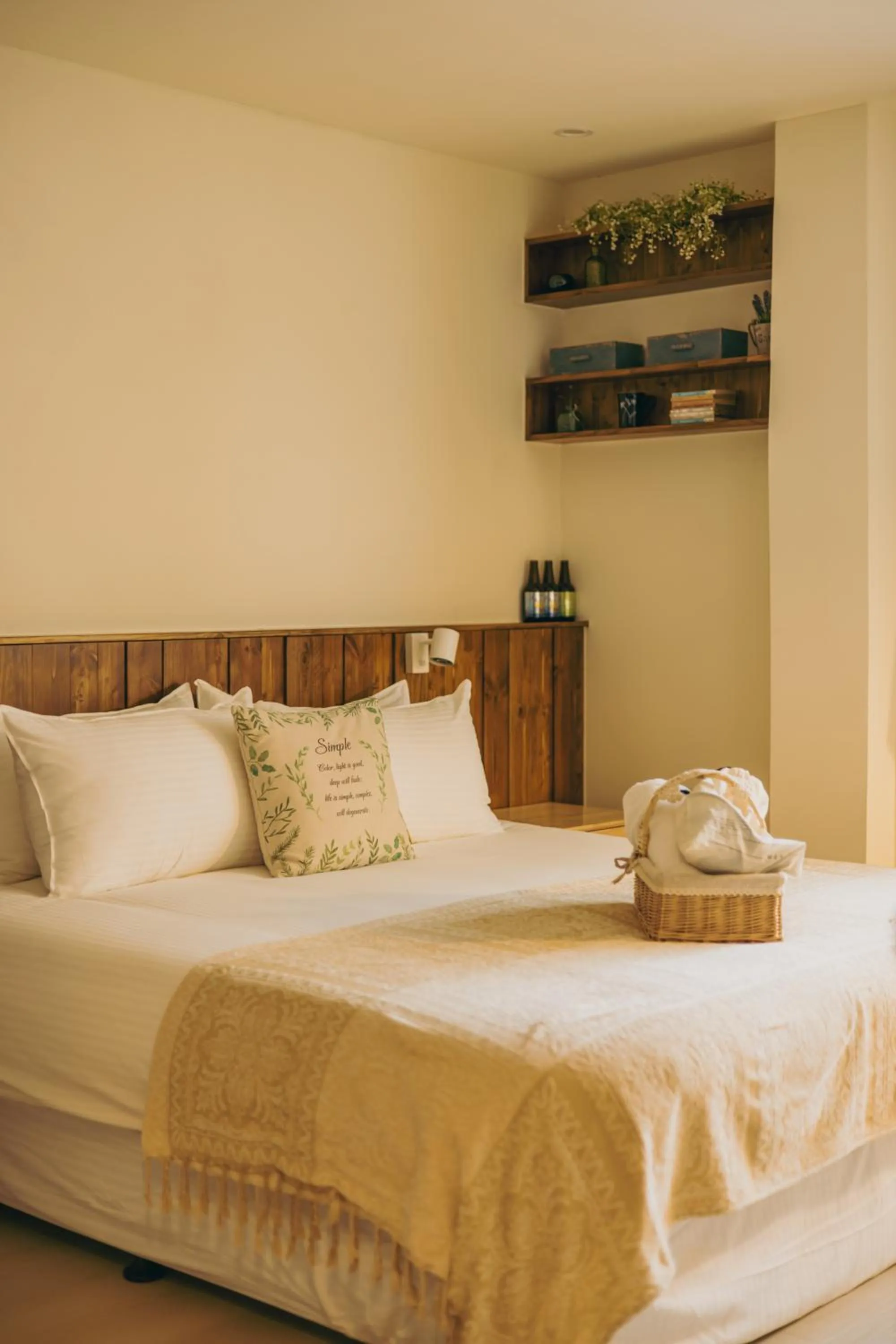 Bed in Chuanfanrock Haku Beach Days Inn