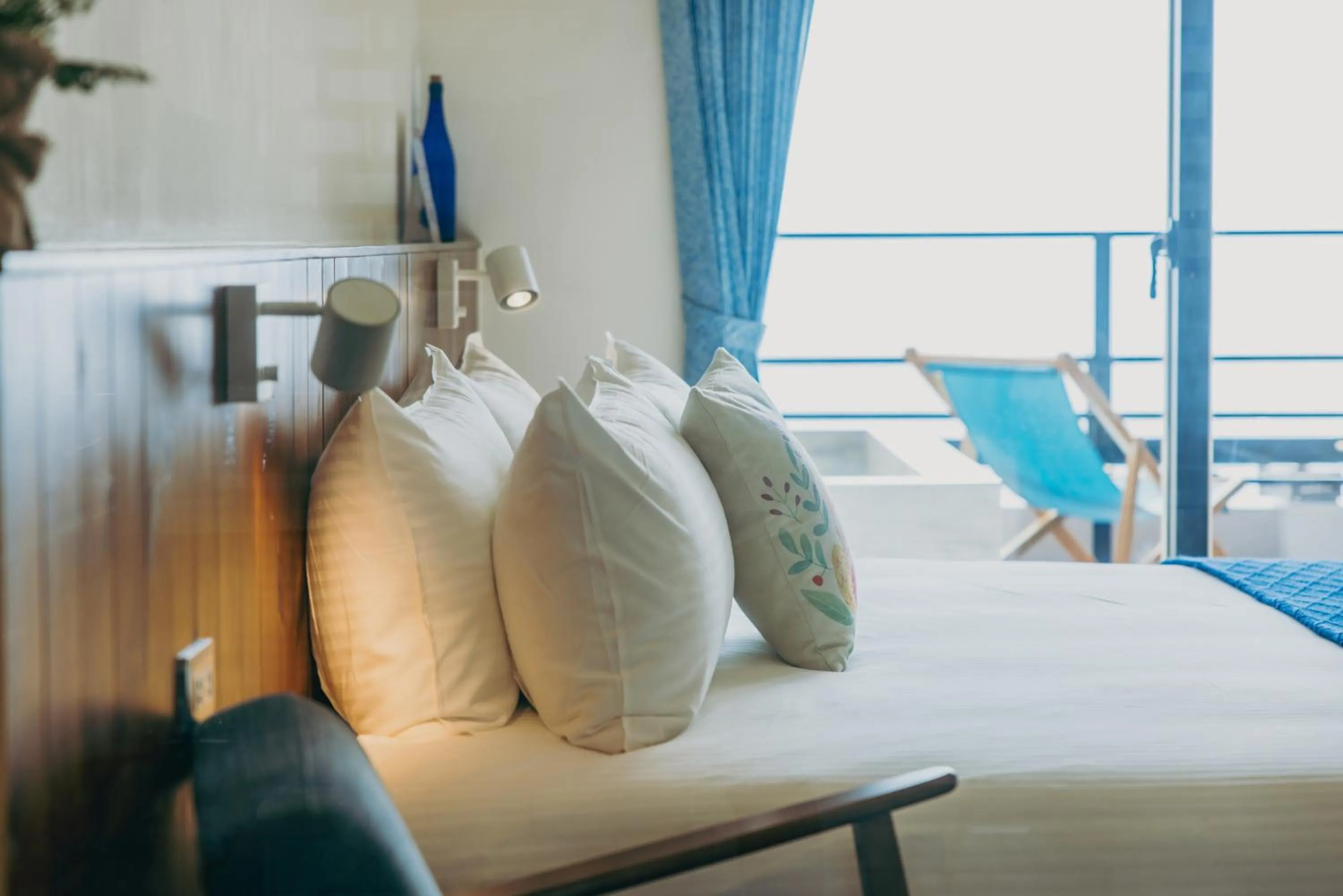 Bed in Chuanfanrock Haku Beach Days Inn