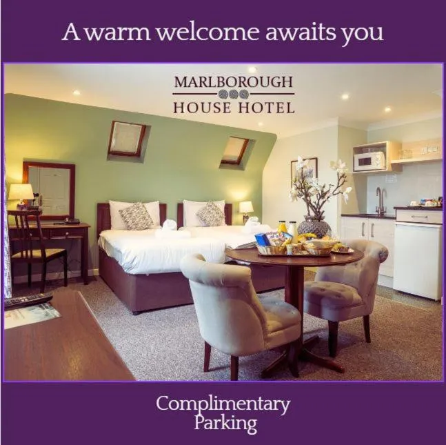 Bed in Marlborough House - Guest House