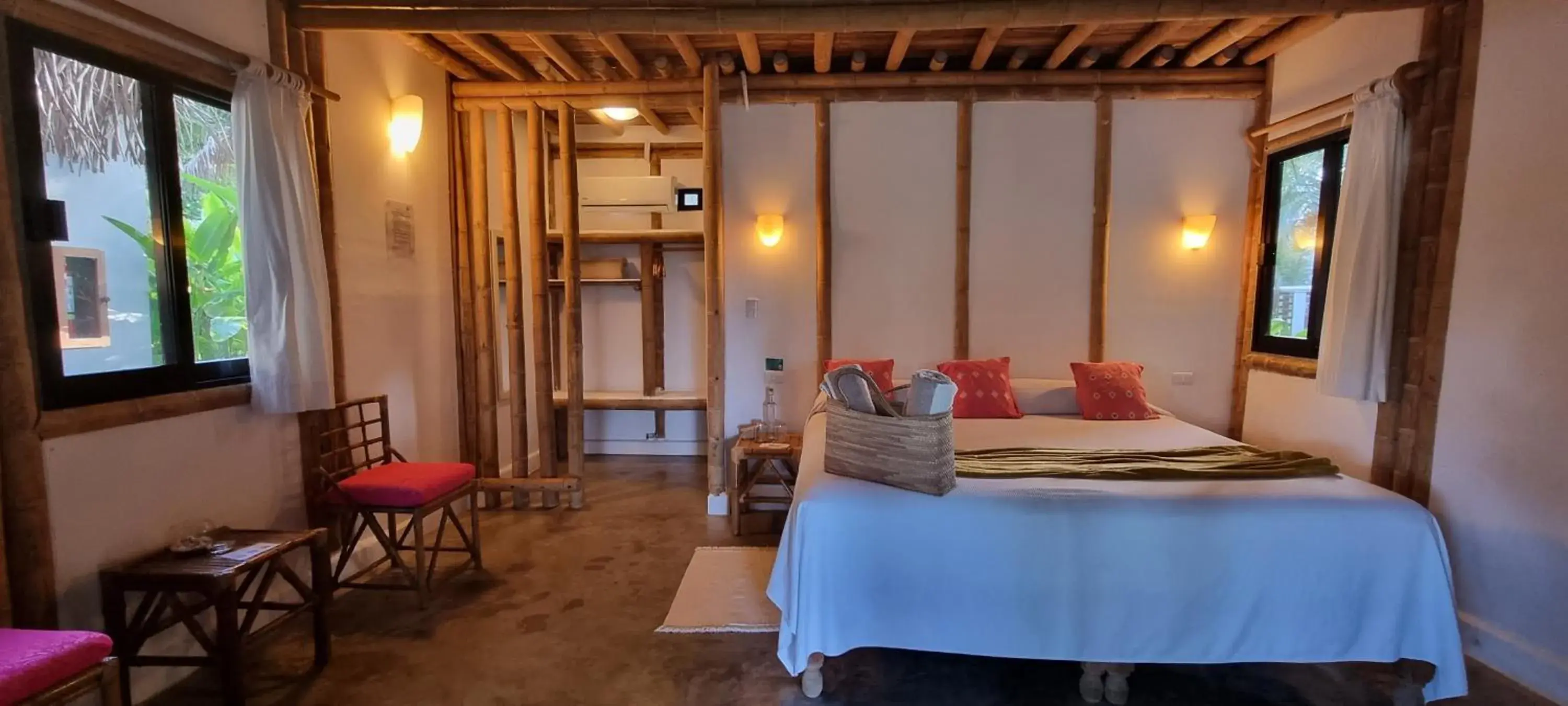 Ecological Cabin with Sea View in Hotel Taboga Eco Boutique & Spa Costa Esmeralda Ecological Cabin with Sea View in Hotel Taboga Eco Boutique & Spa Costa Esmeralda