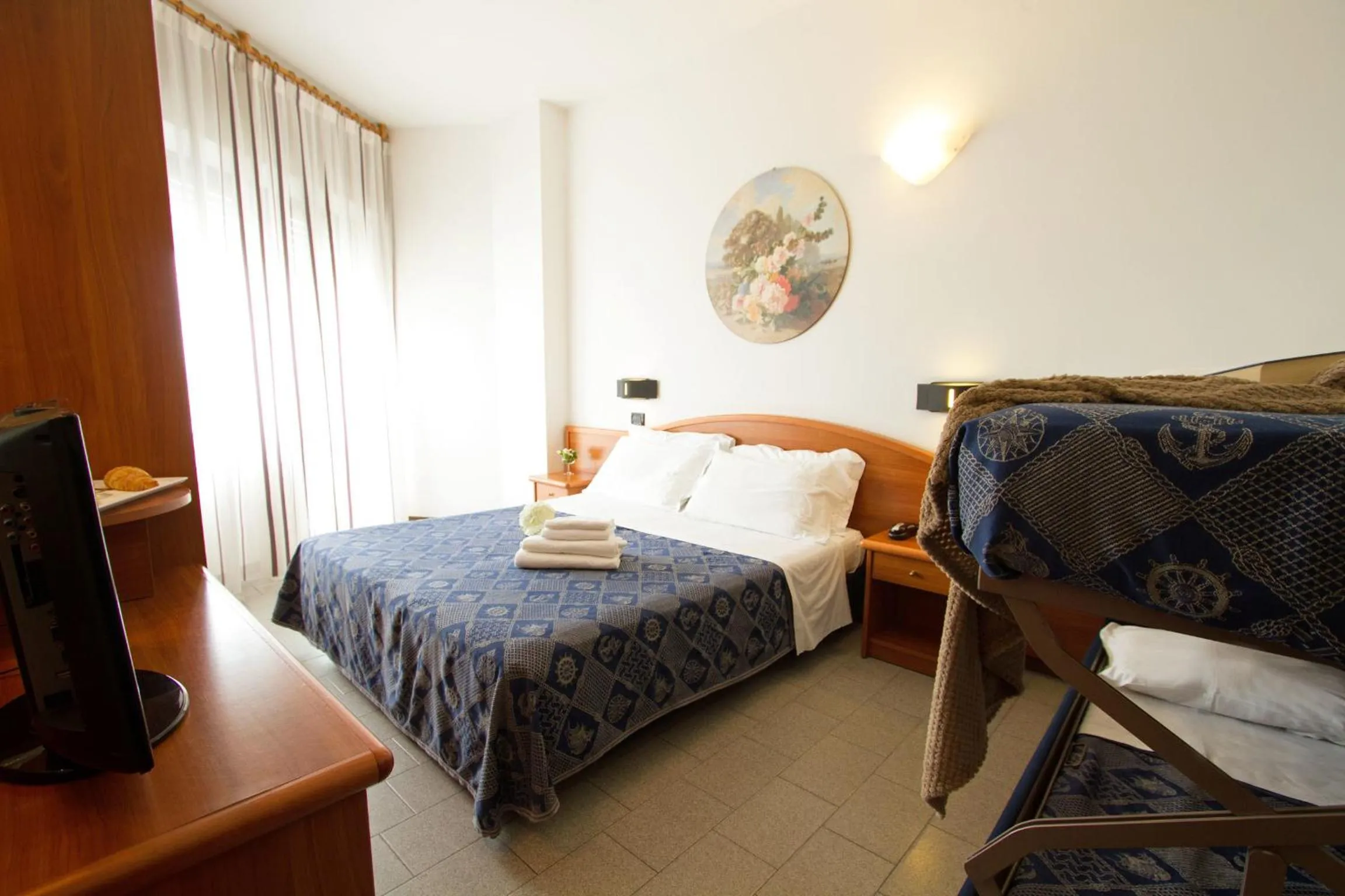 Bedroom, Bed in Hotel Nord Est